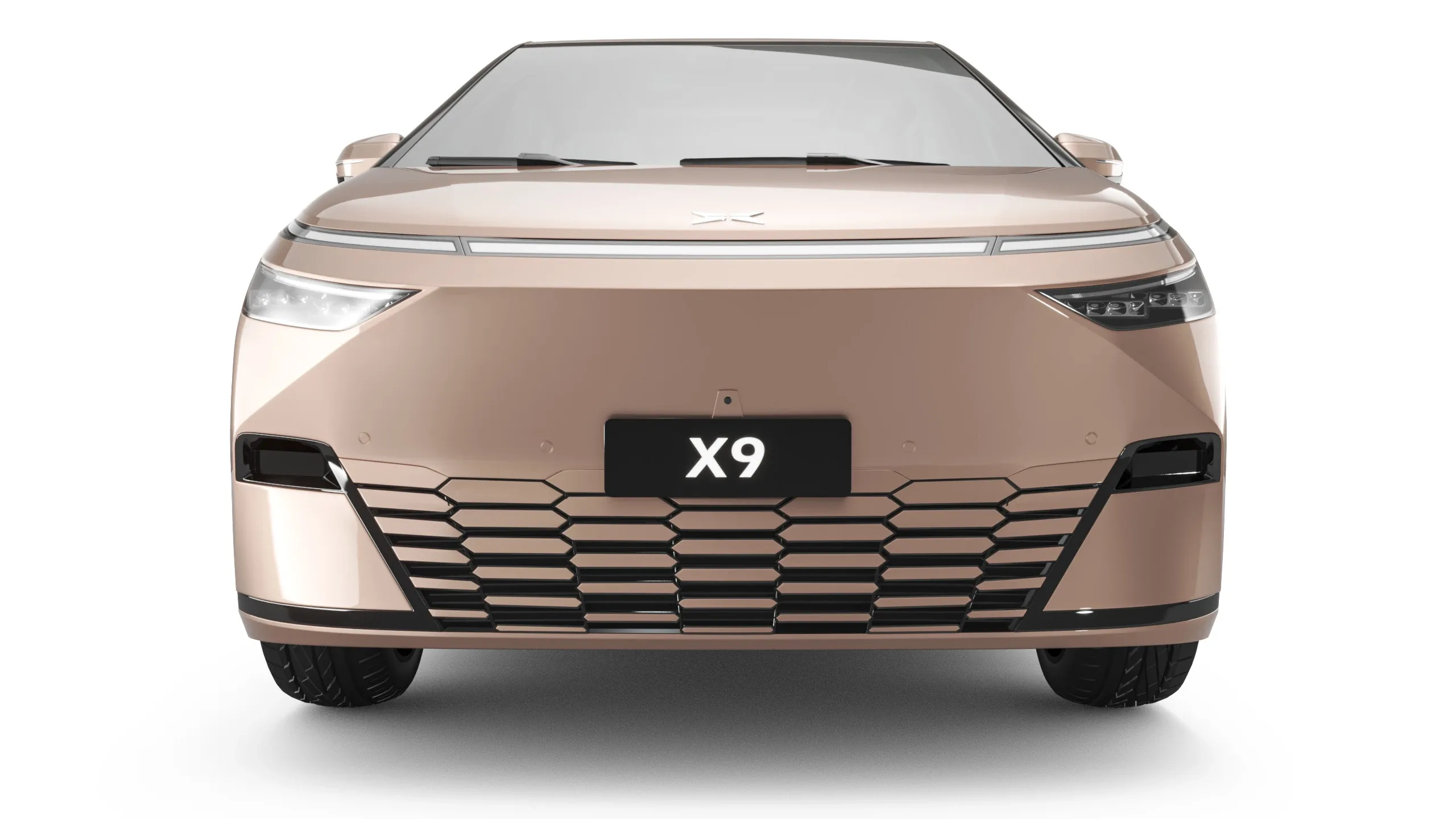 2024 Xpeng X9 With Interior 3D Model