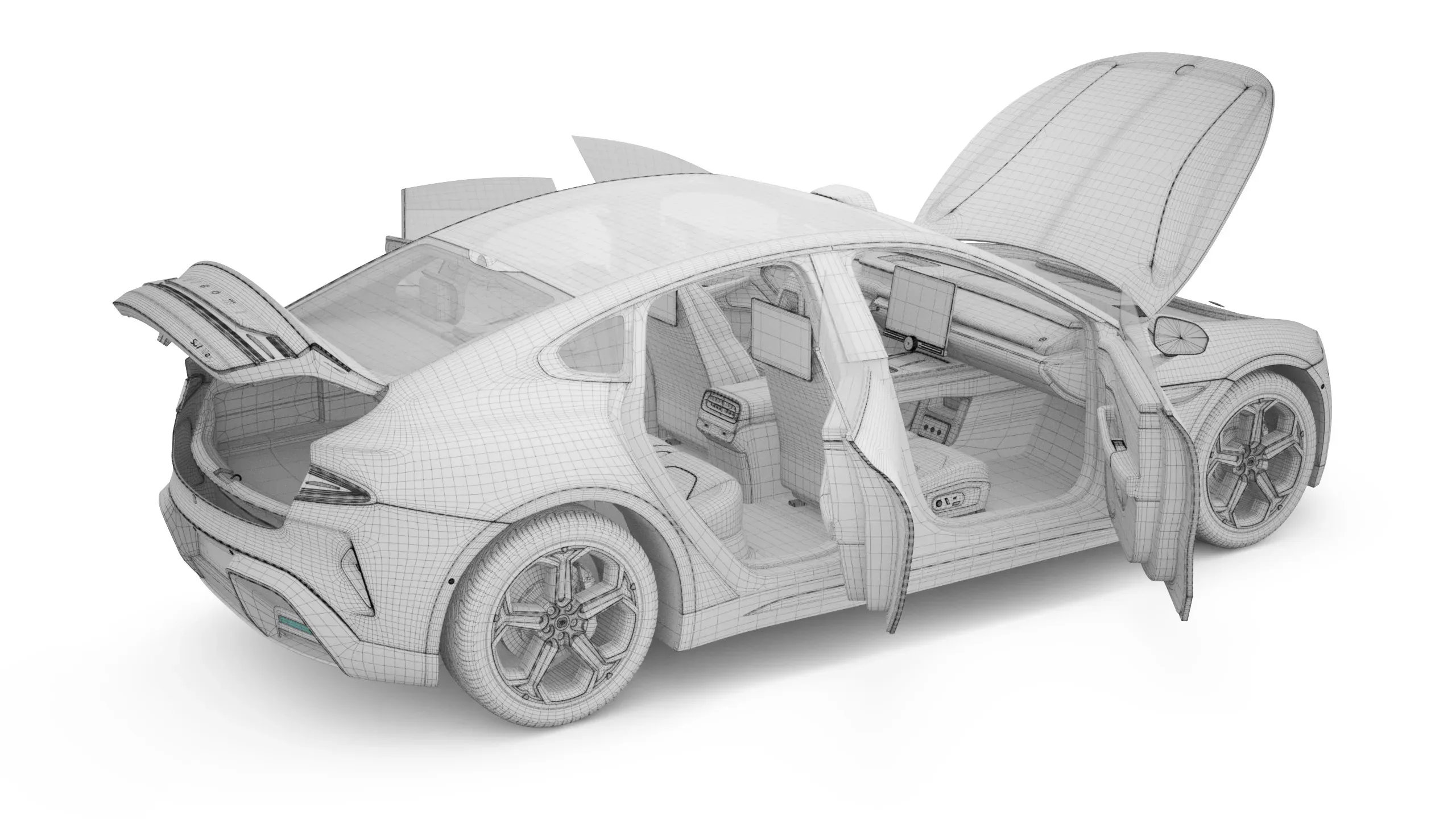 2024 Xiaomi SU7 With Interior