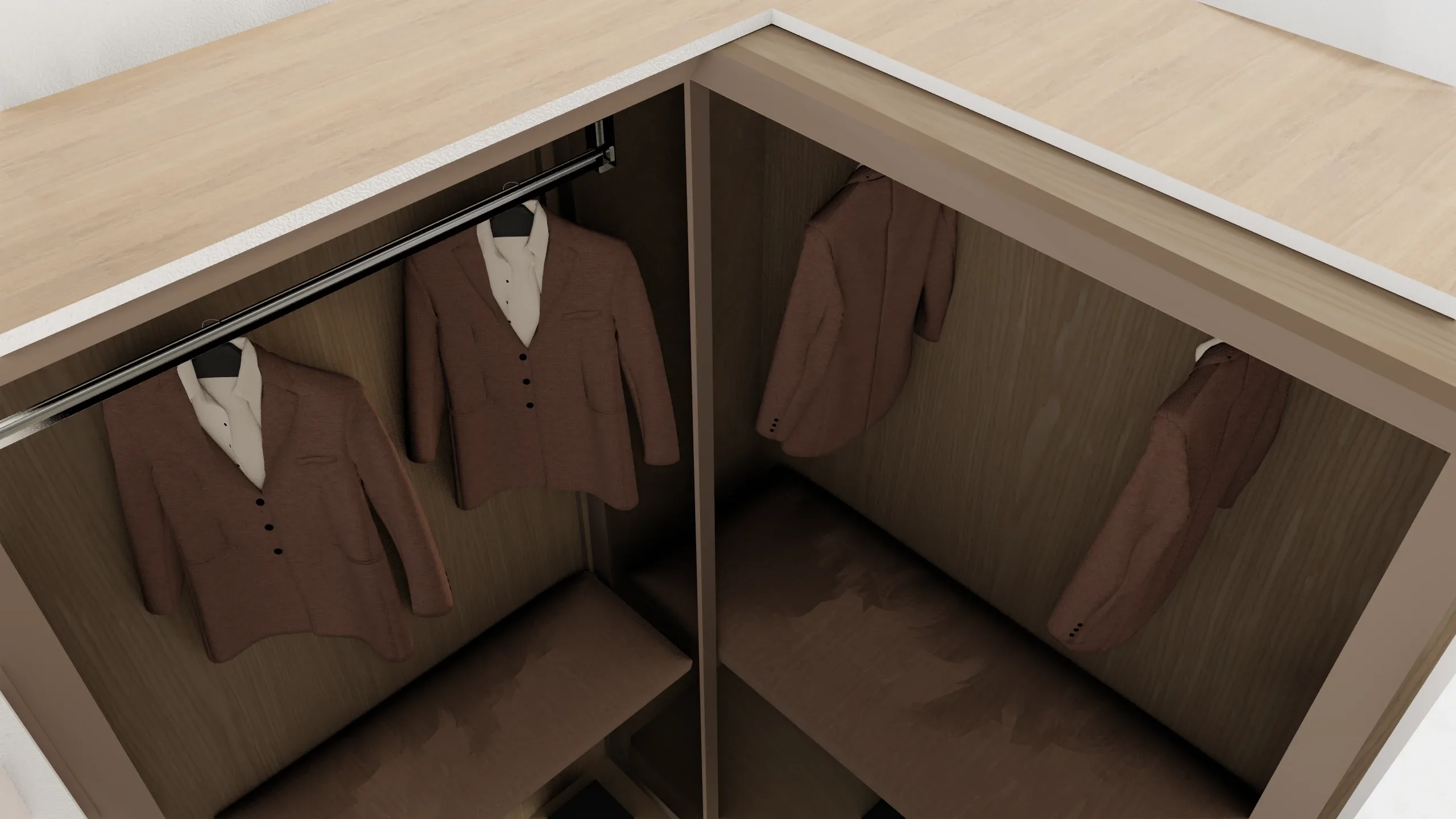 Corner Wardrobe