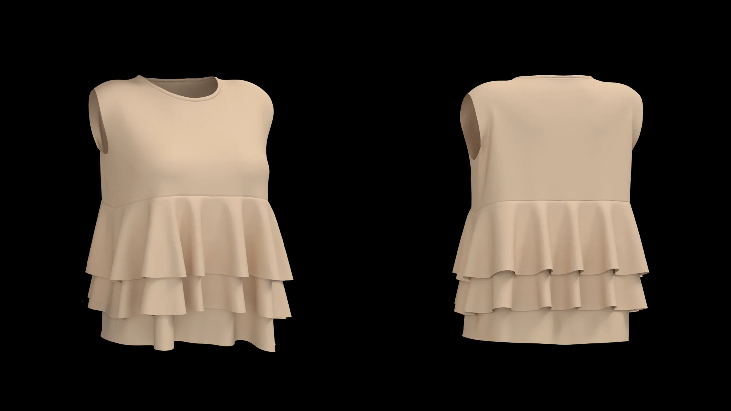 29 Different types of Women's Tops + Zprj +Obj + Fbx