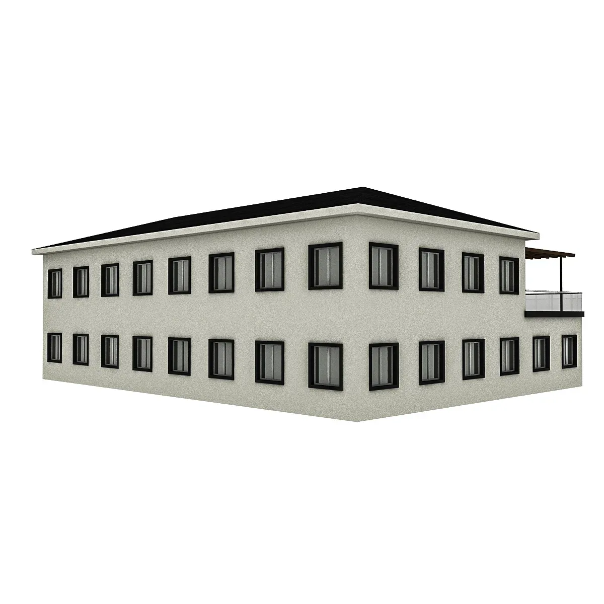 3D Modern Building 2 model