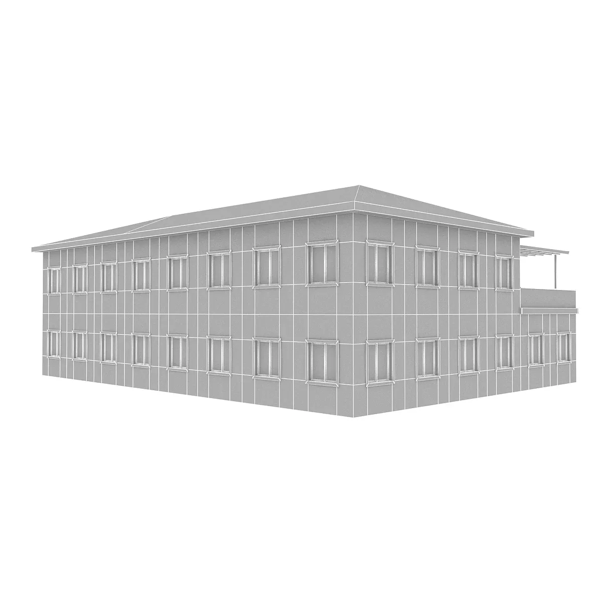 3D Modern Building 2 model