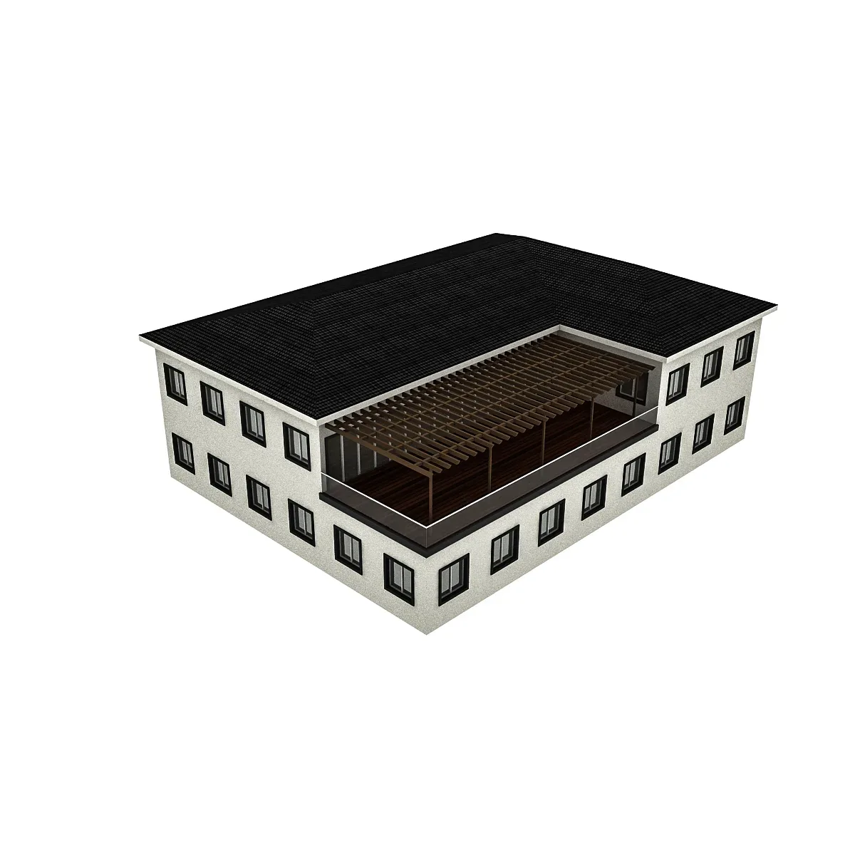 3D Modern Building 2 model
