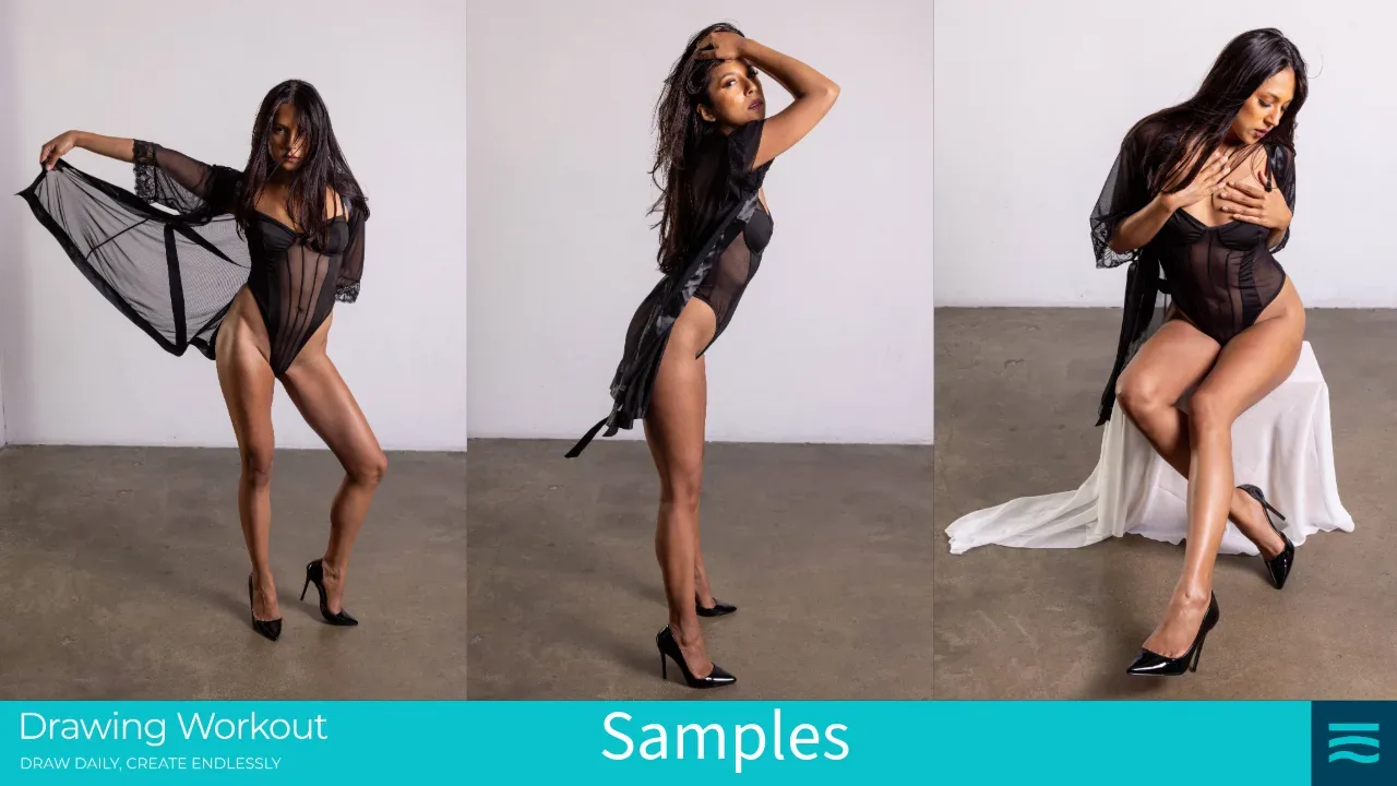 753+ Figure Drawing Reference Package