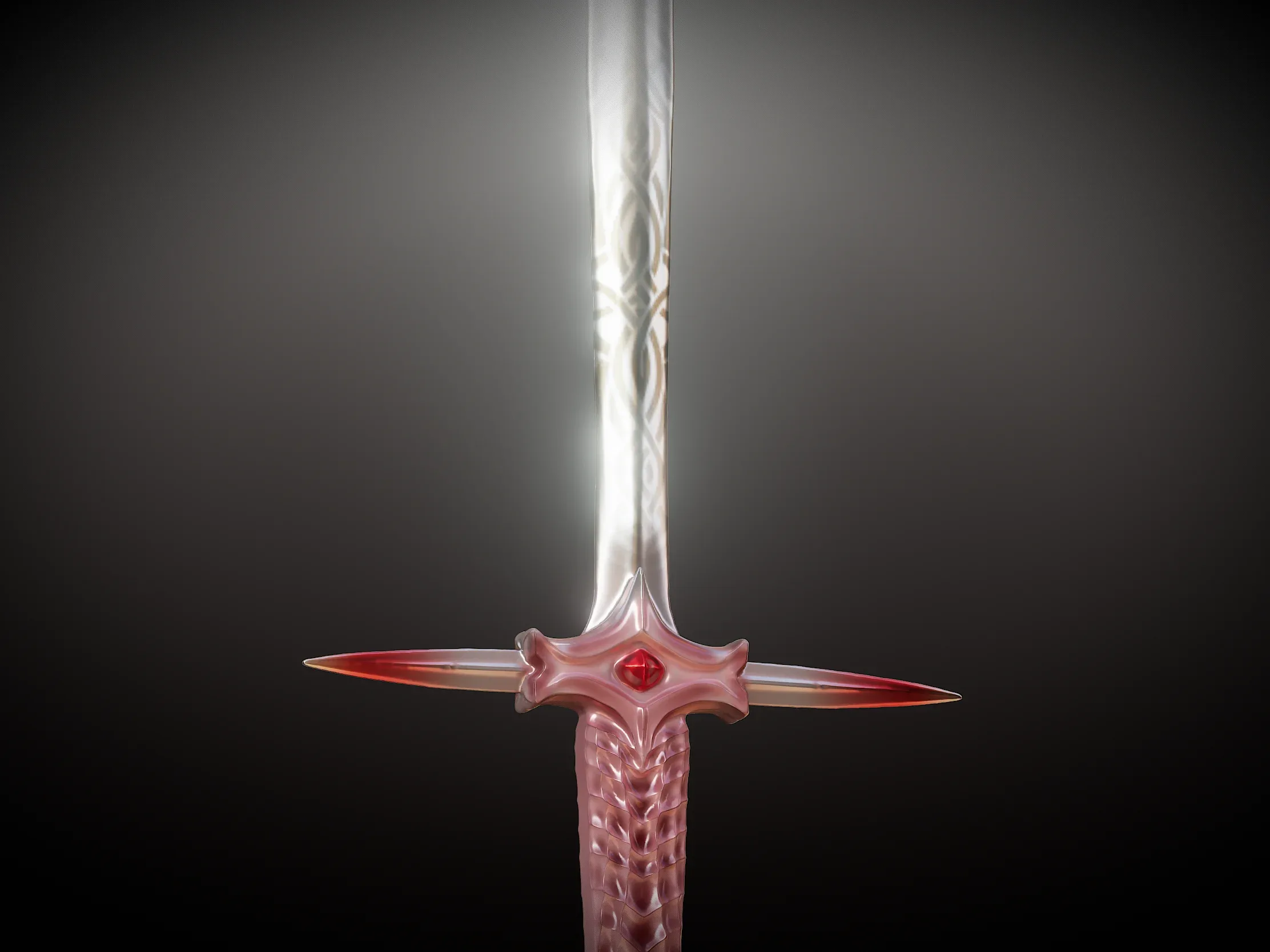 Celestial Shard Weapon 3d Model