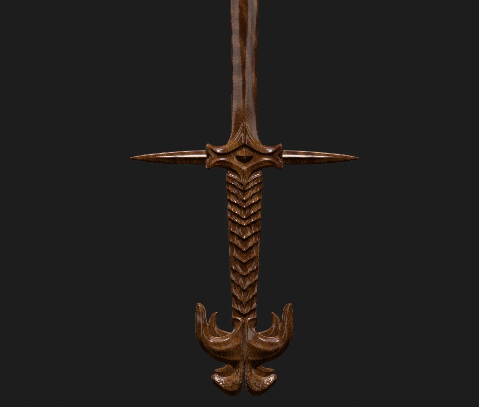 Celestial Shard Weapon 3d Model