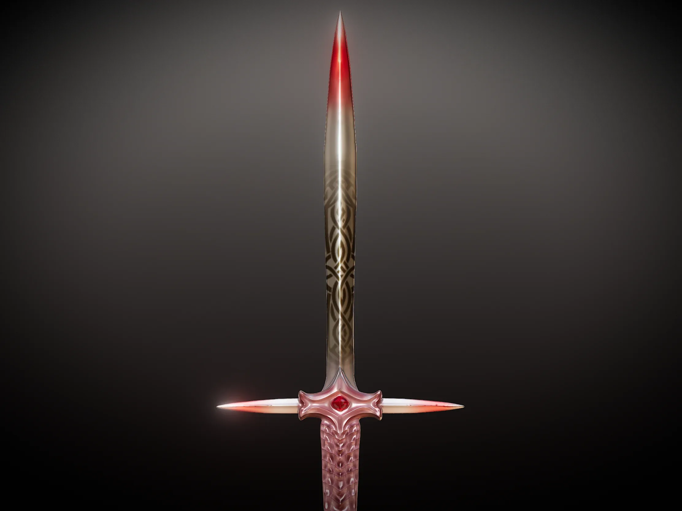 Celestial Shard Weapon 3d Model