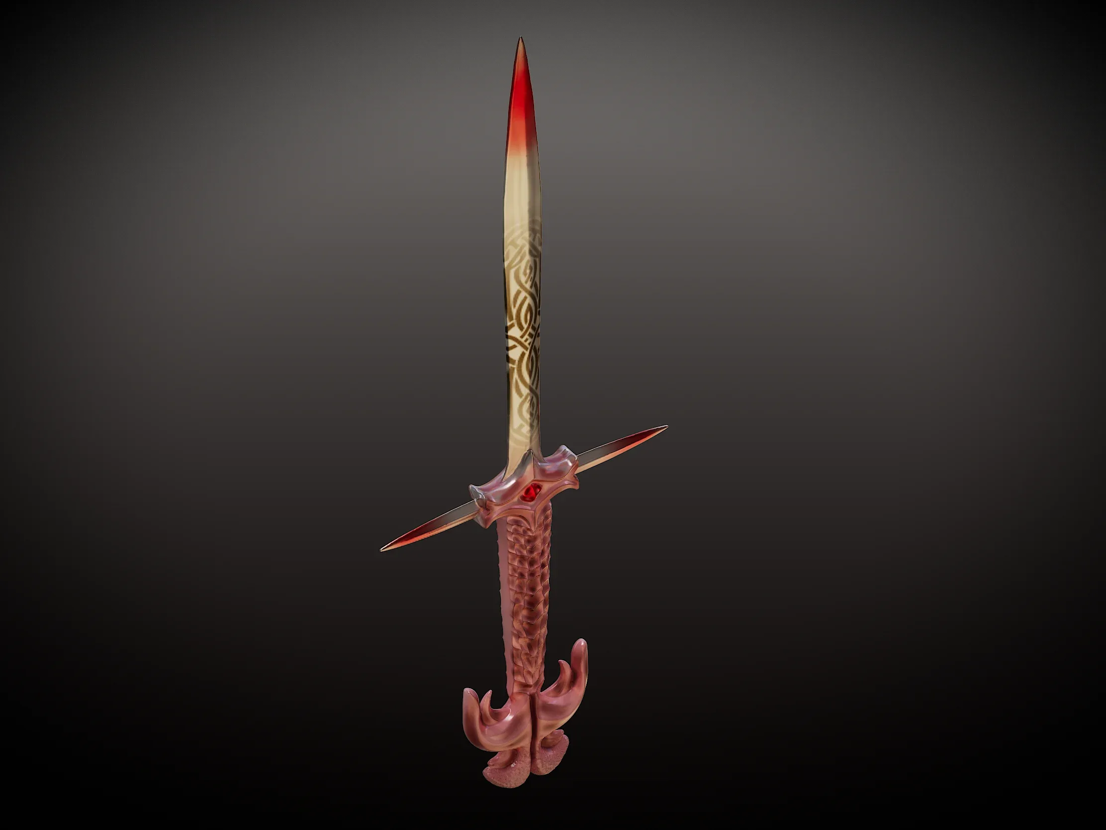 Celestial Shard Weapon 3d Model