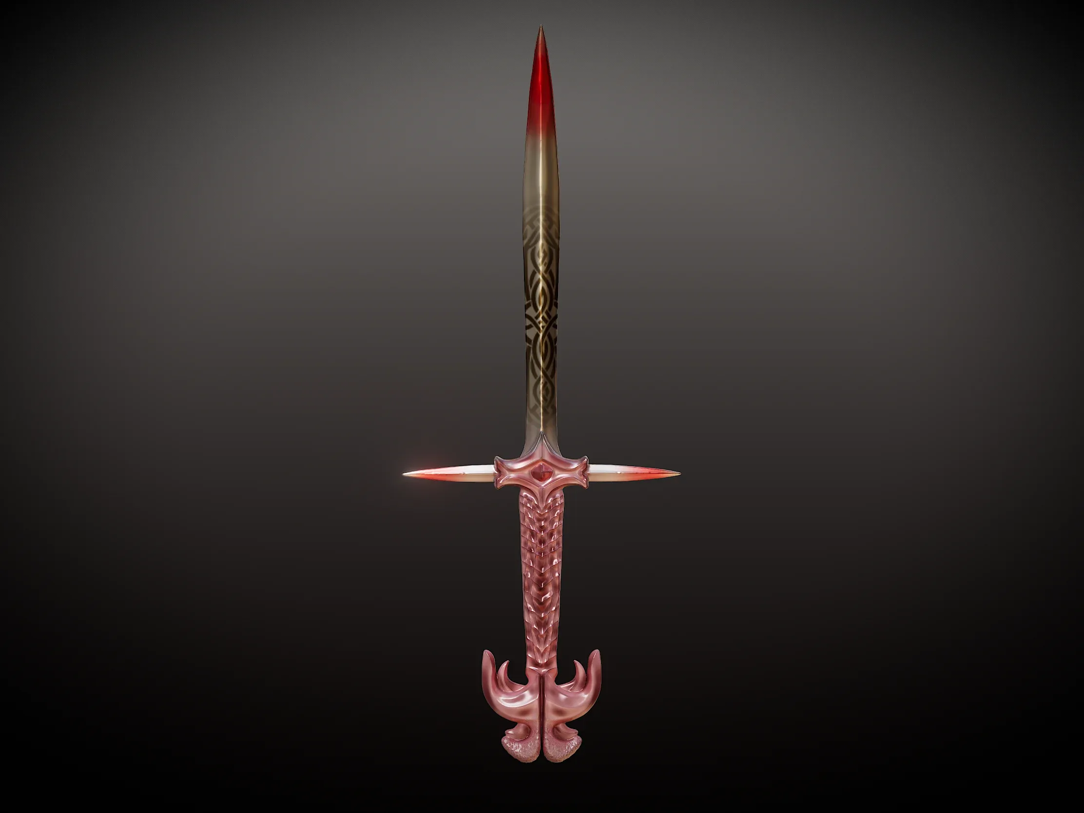 Celestial Shard Weapon 3d Model