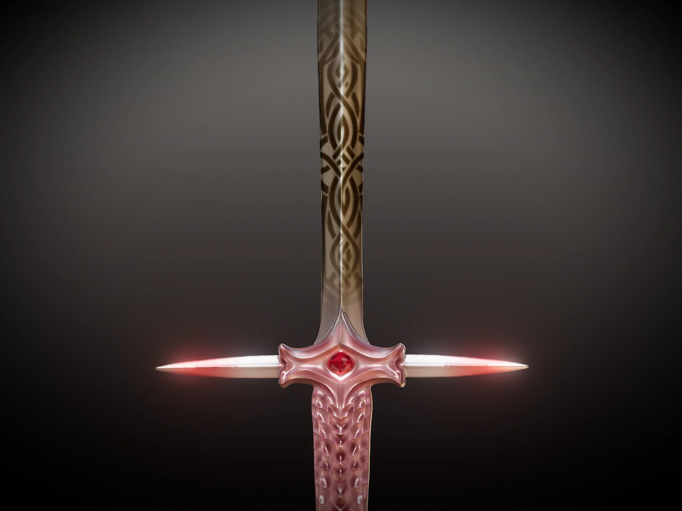 Celestial Shard Weapon 3d Model