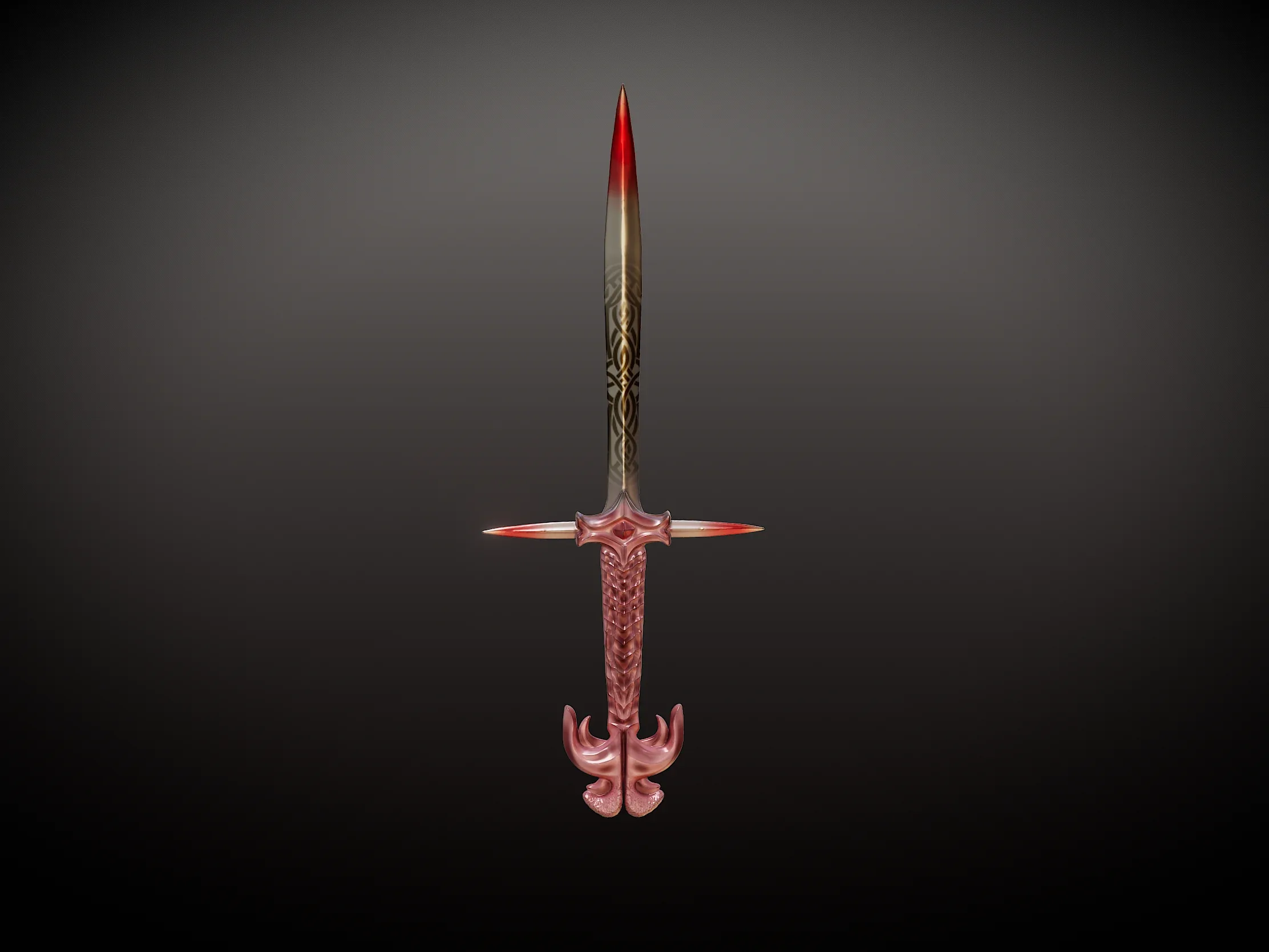 Celestial Shard Weapon 3d Model