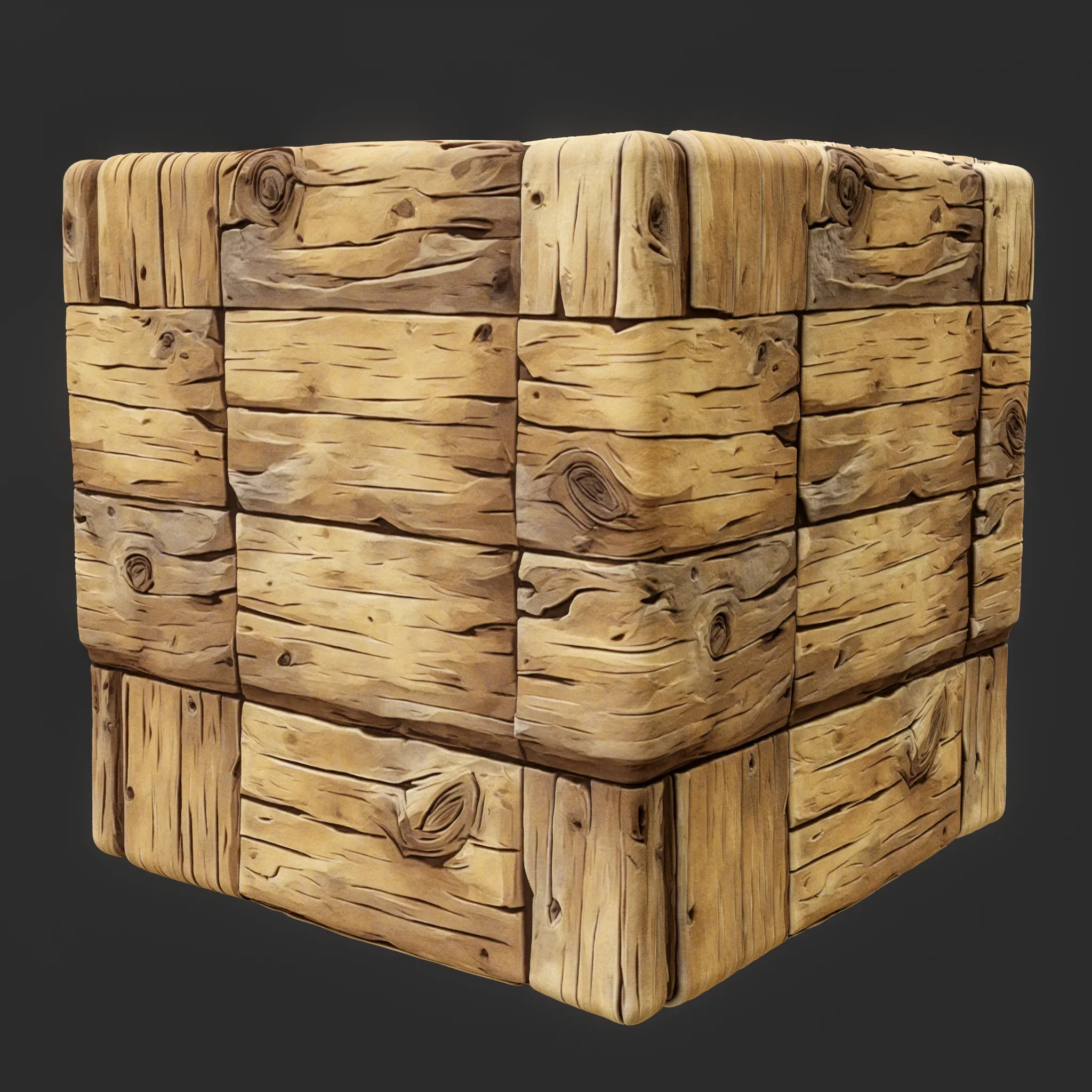 Stylized Wood Seamless Texture