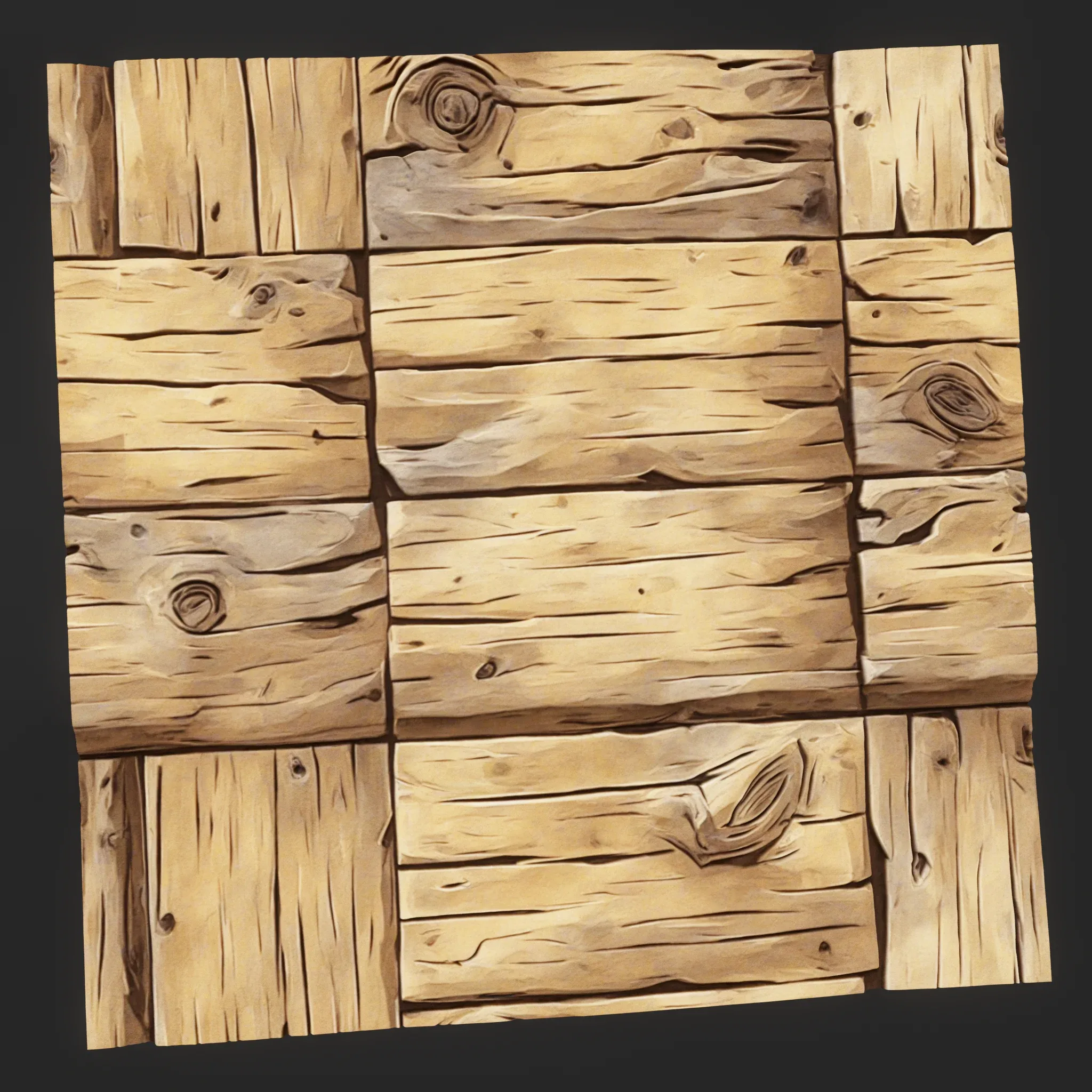 Stylized Wood Seamless Texture