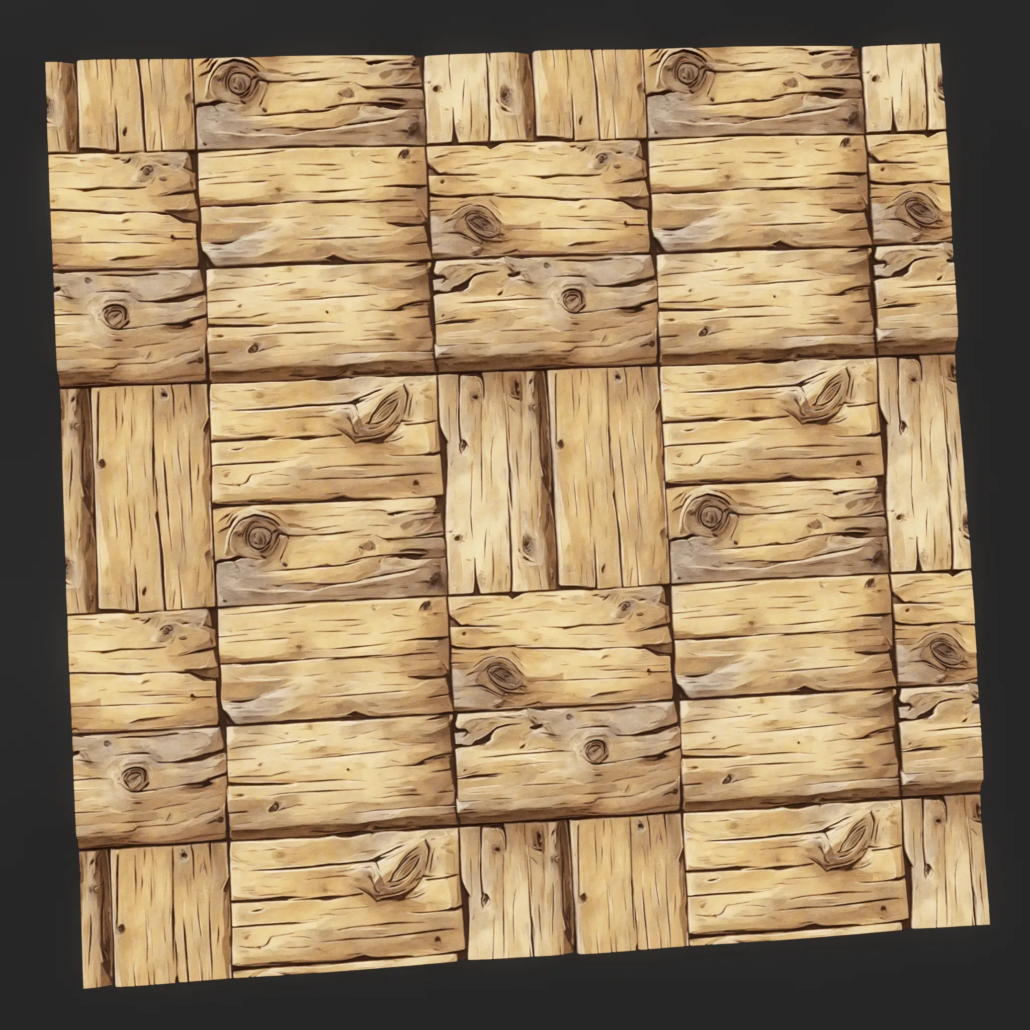 Stylized Wood Seamless Texture