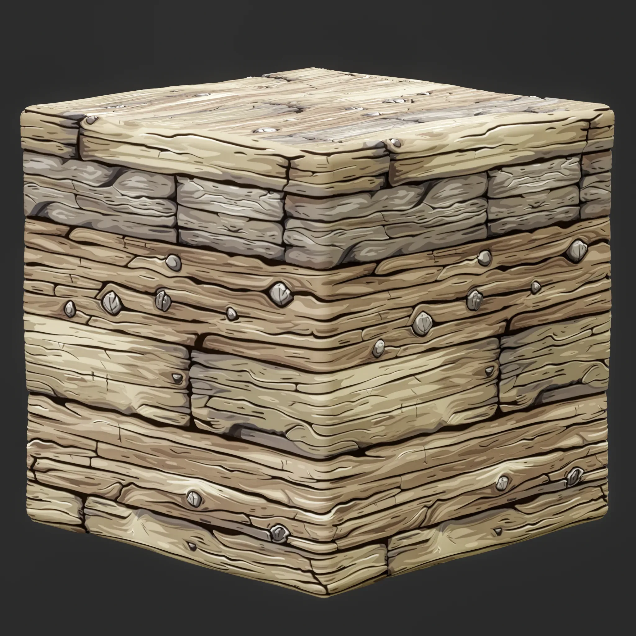 Stylized Wood Seamless Texture