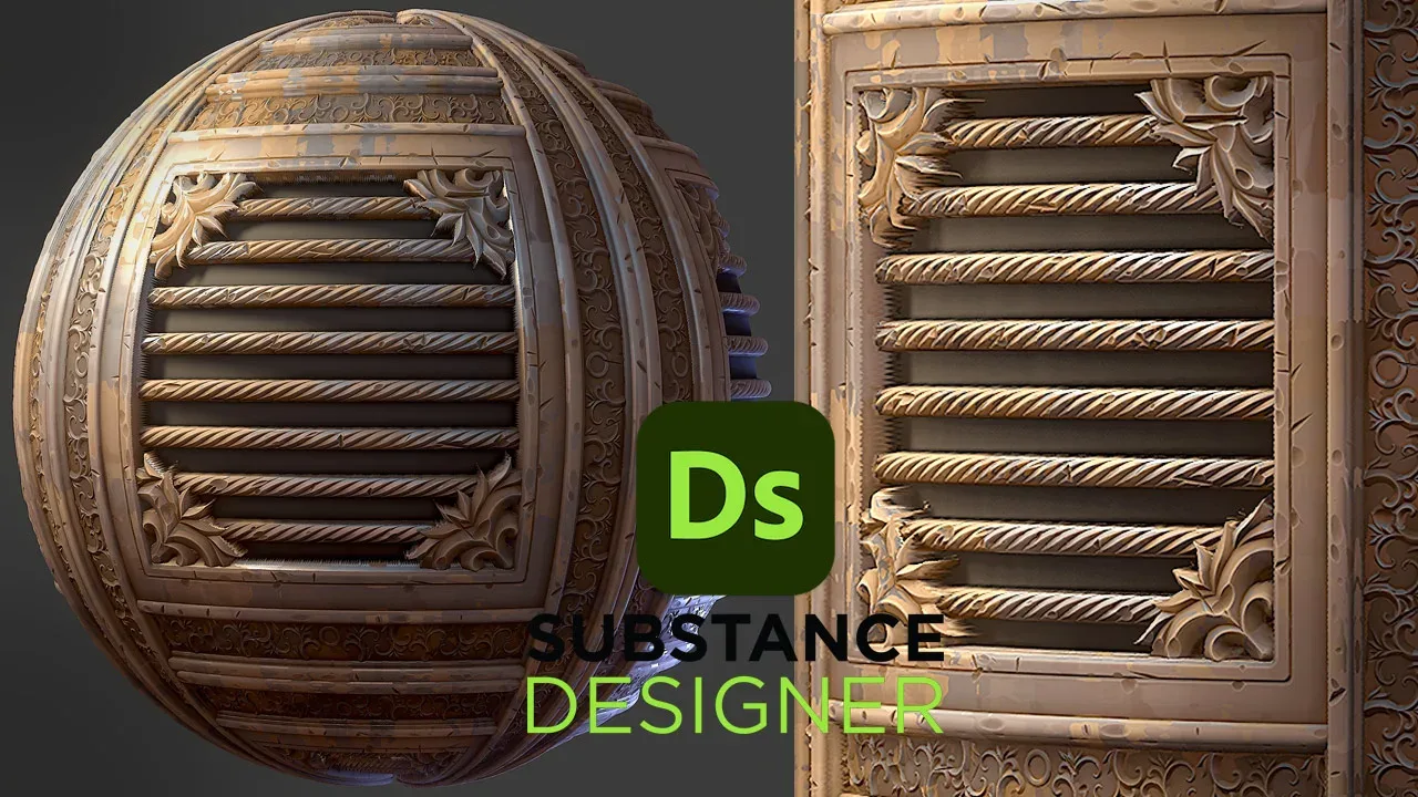 Stylized Fantasy Floor - Substance 3D Designer + Sbsar File