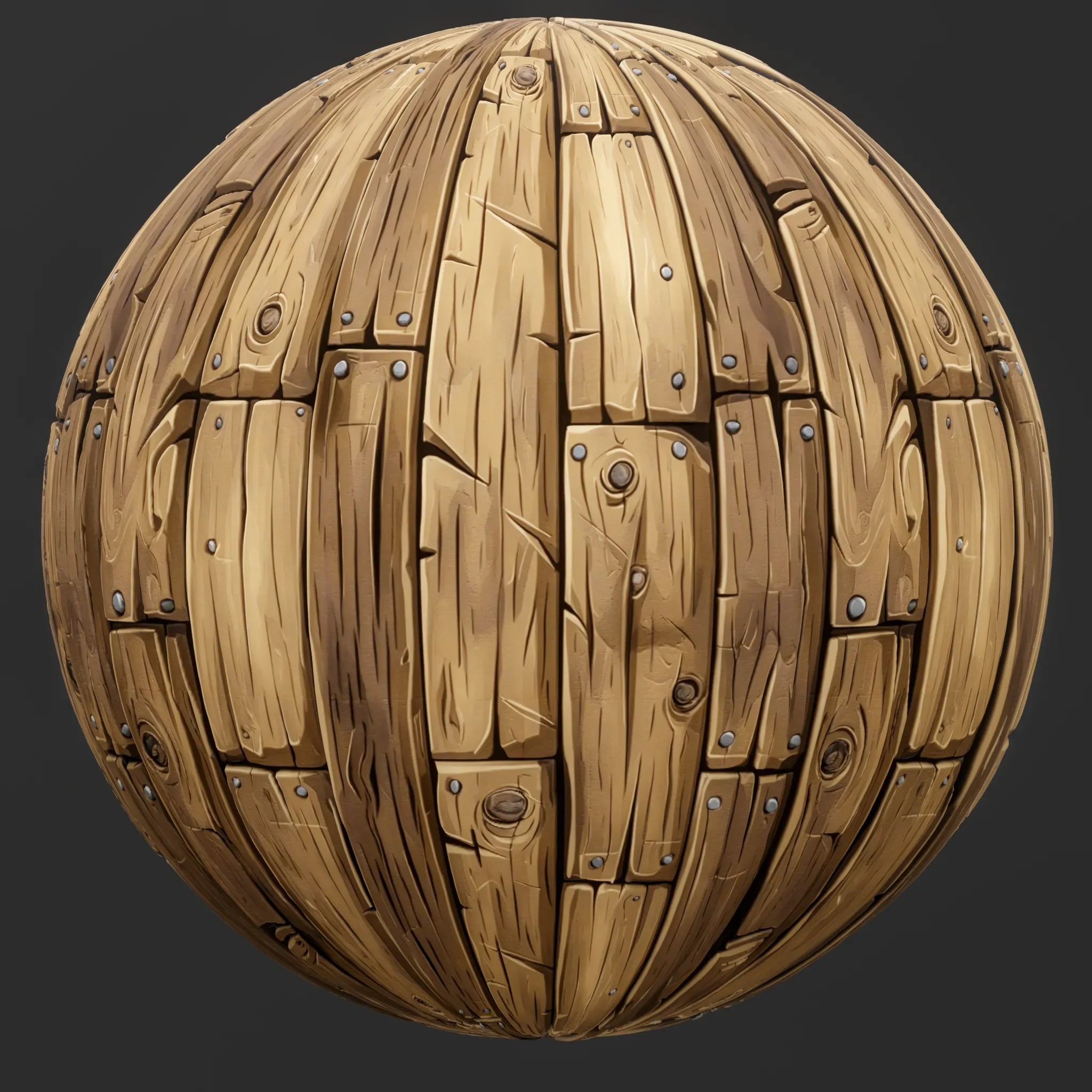 Stylized Wood Seamless Texture