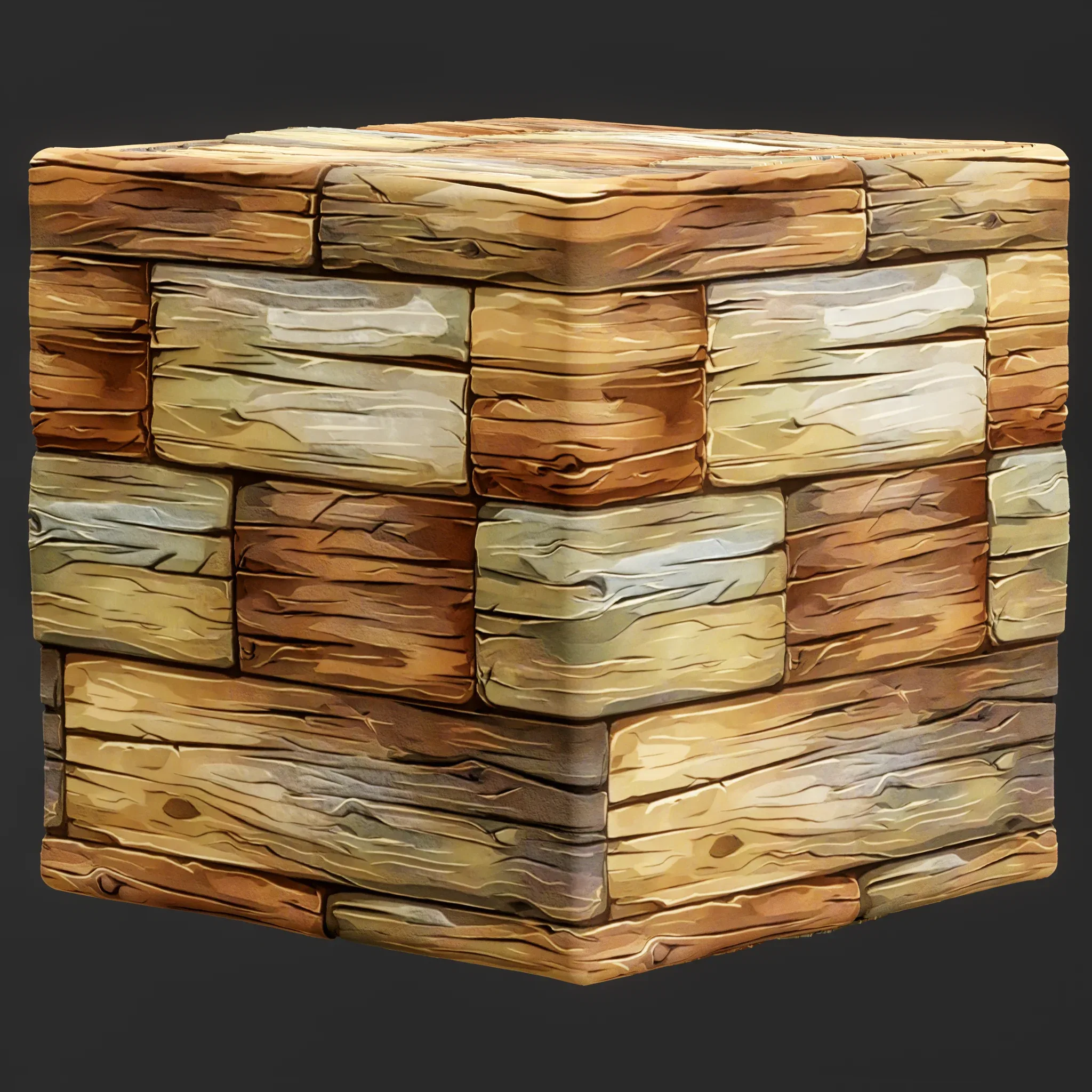 Stylized Wood Seamless Texture