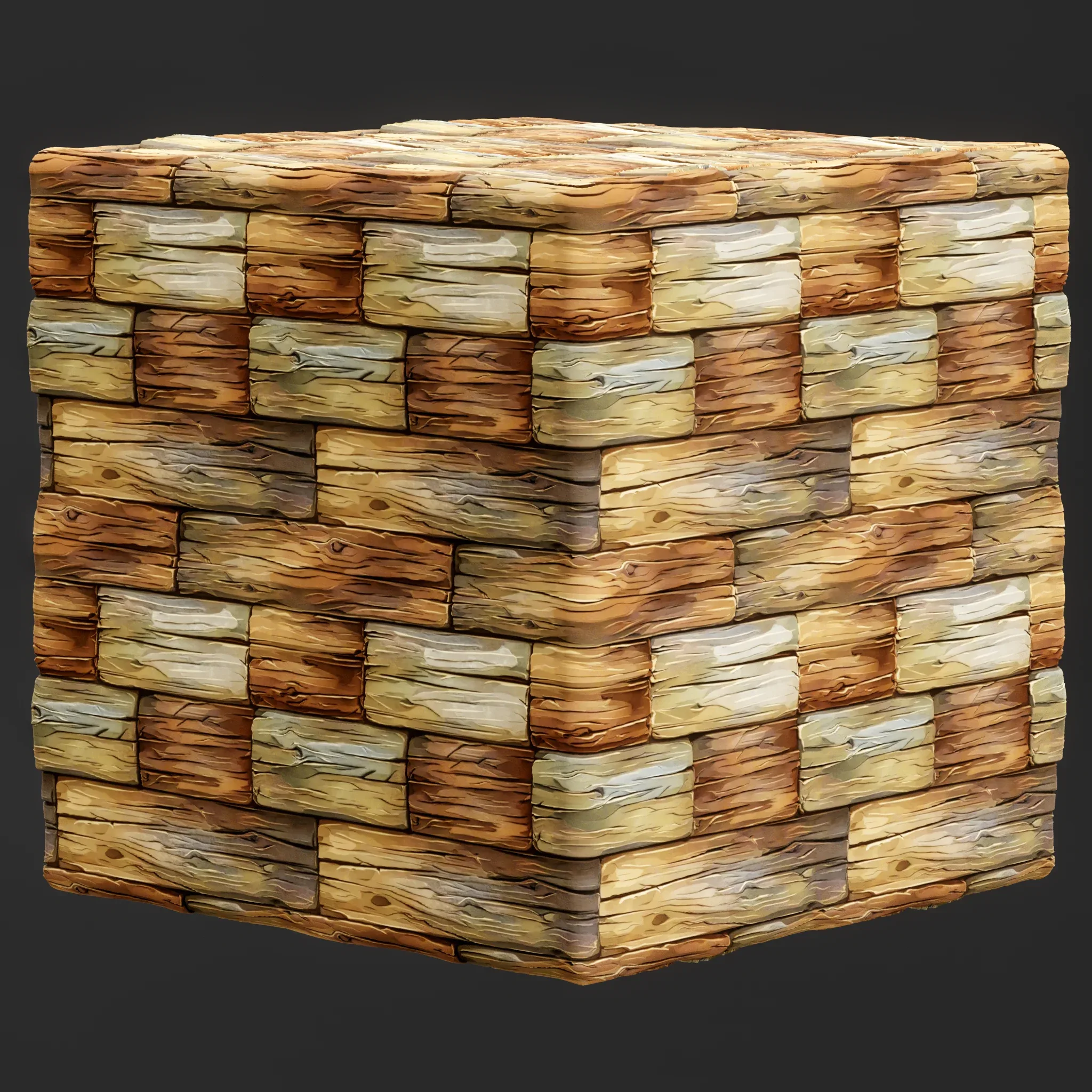 Stylized Wood Seamless Texture