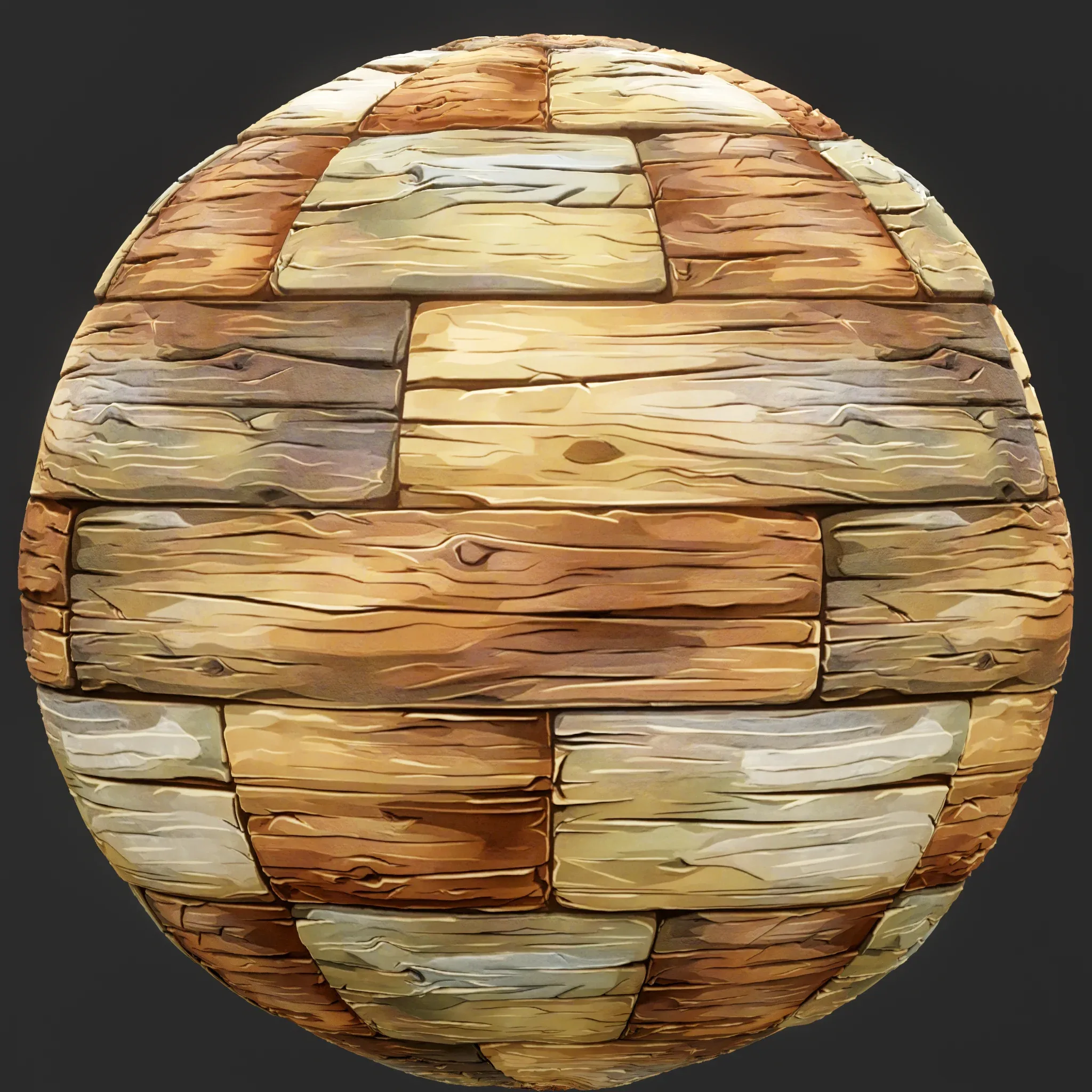 Stylized Wood Seamless Texture