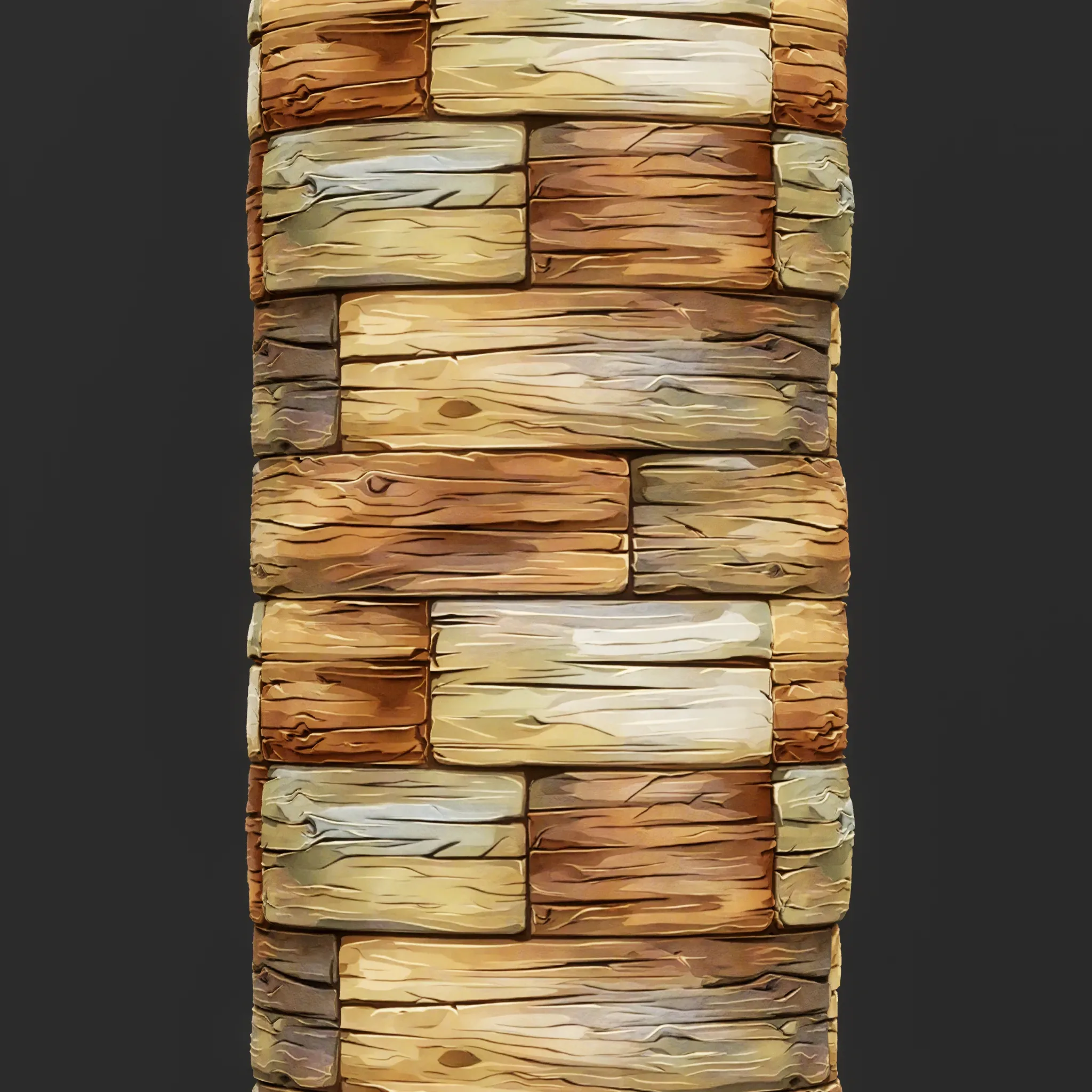 Stylized Wood Seamless Texture