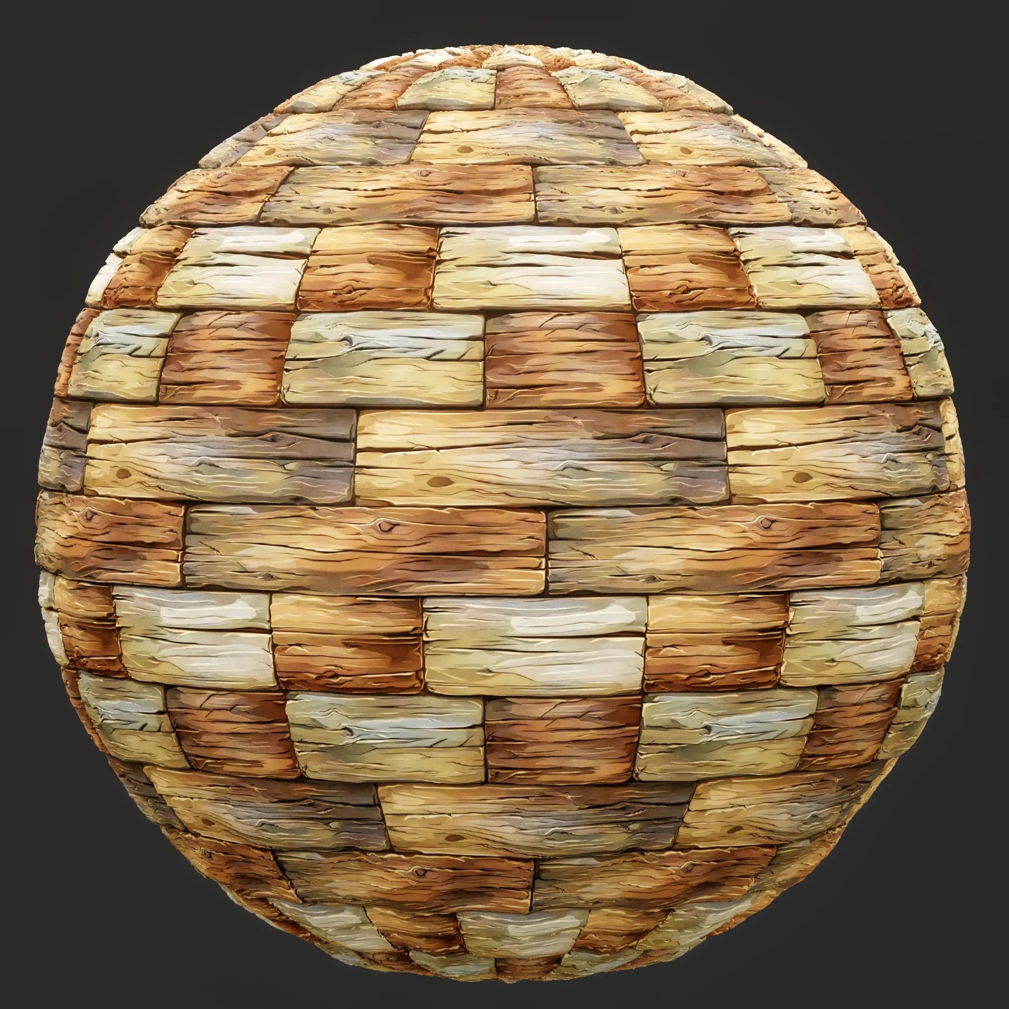 Stylized Wood Seamless Texture