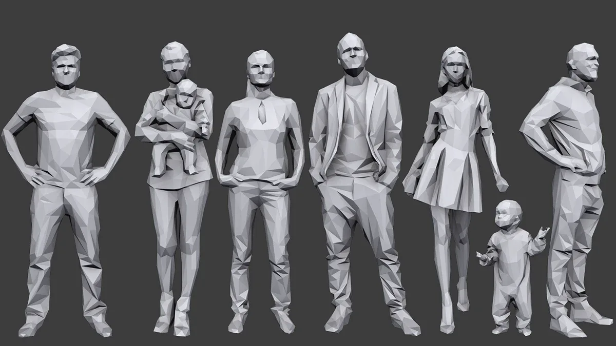 Complete Lowpoly People Pack