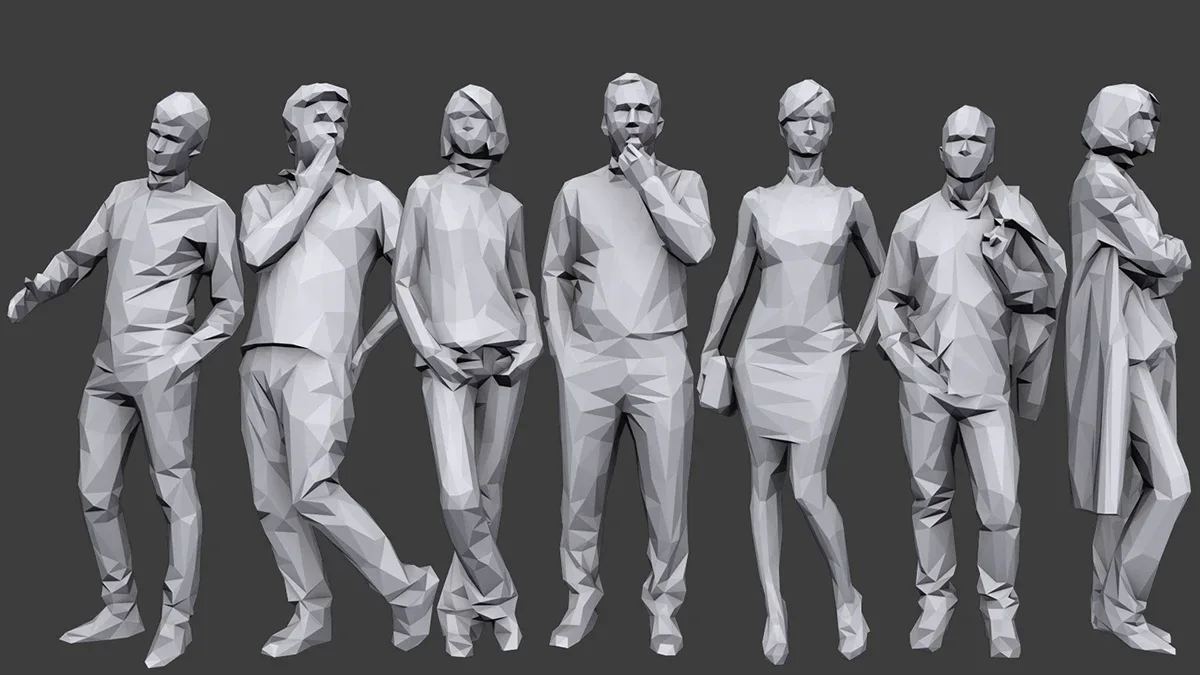 Complete Lowpoly People Pack