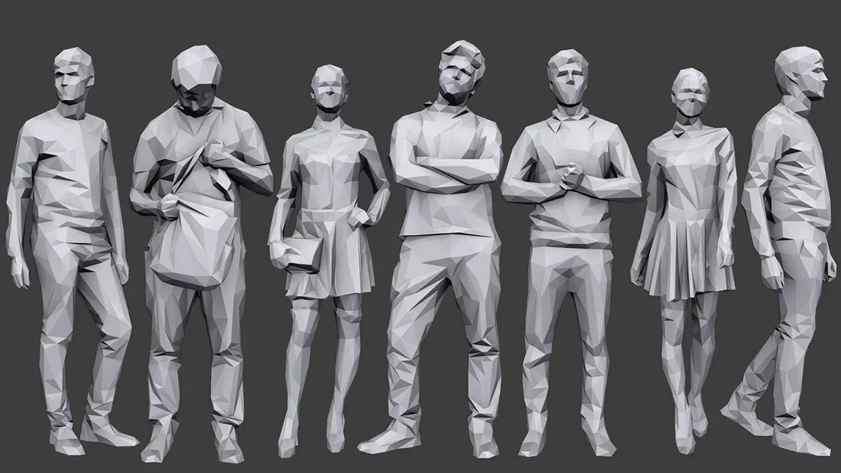 Complete Lowpoly People Pack