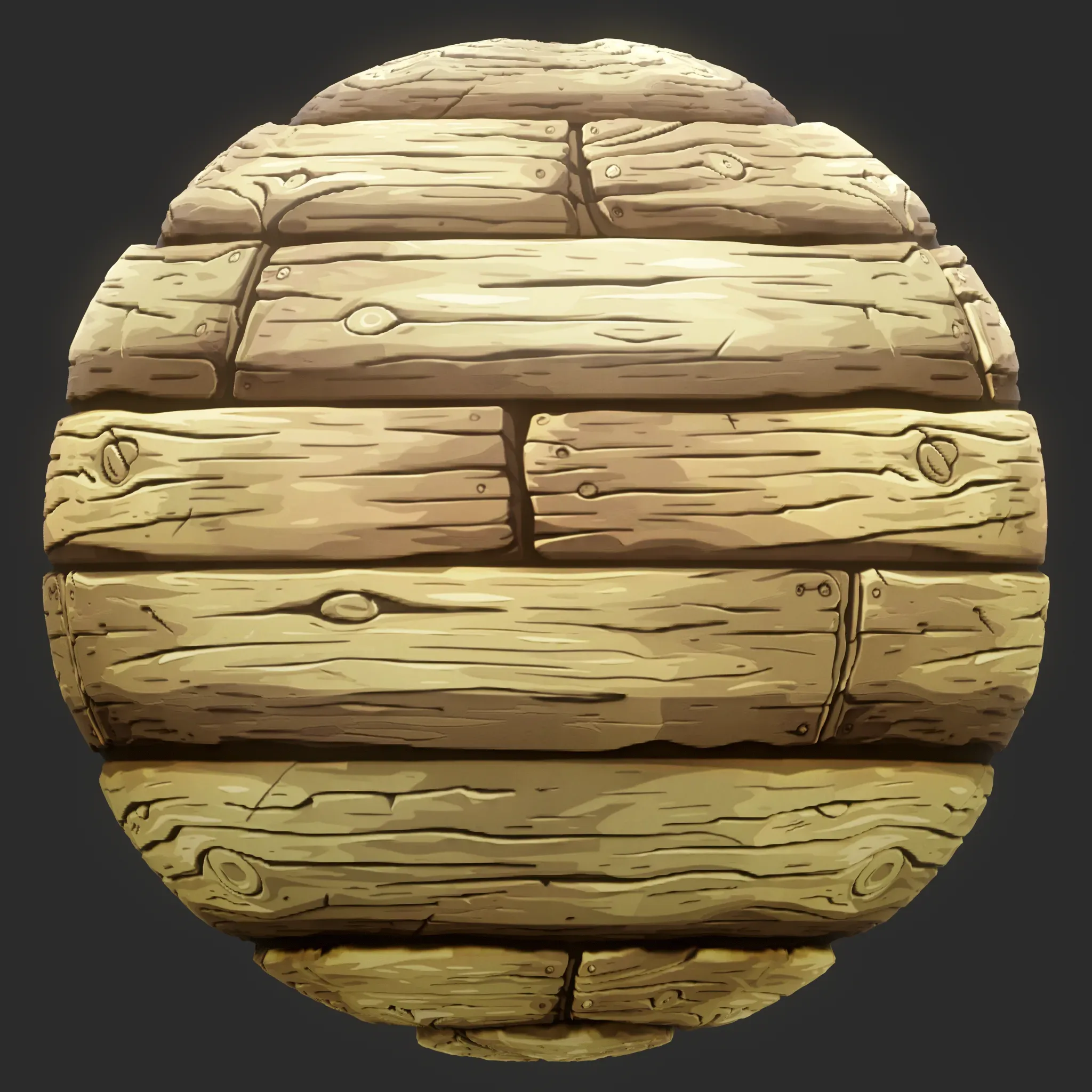 Stylized Wood Seamless Texture