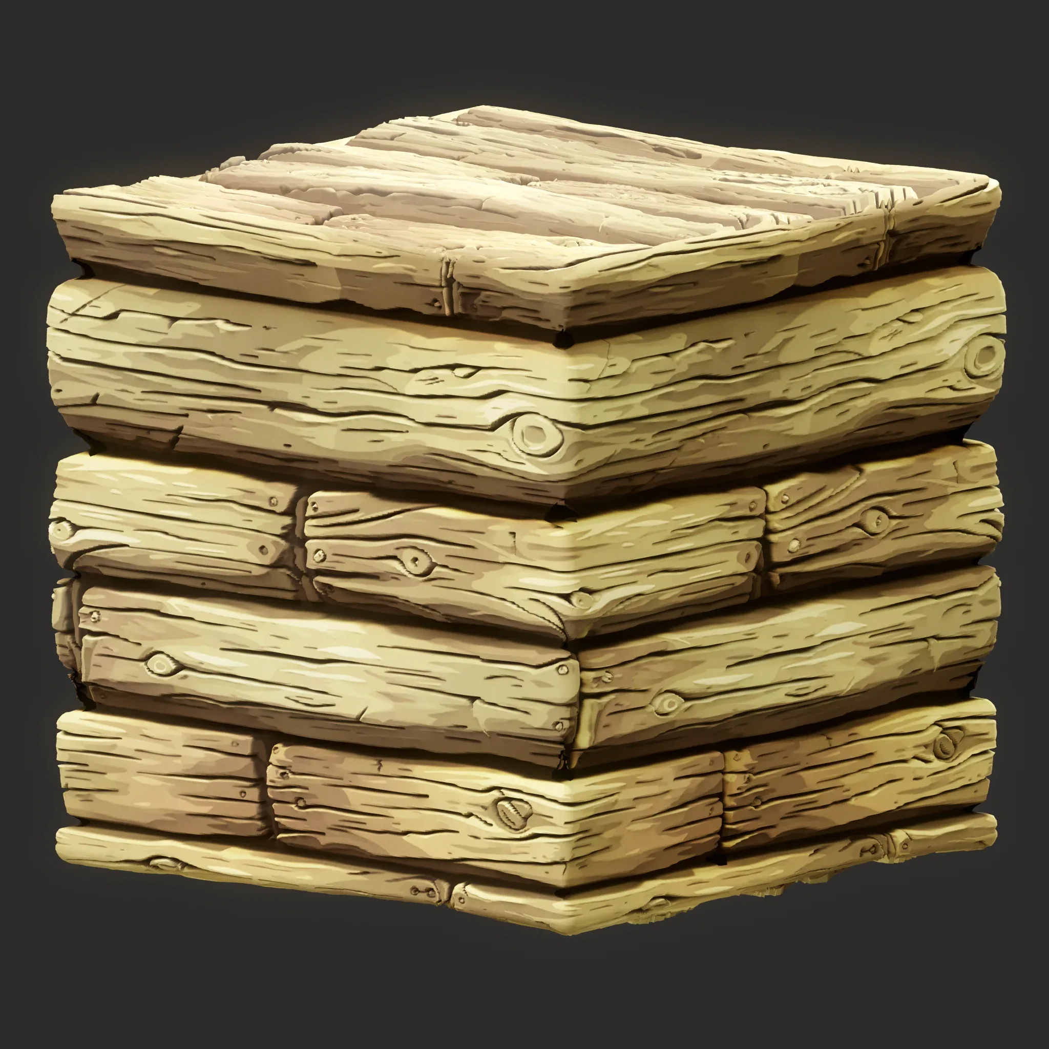 Stylized Wood Seamless Texture