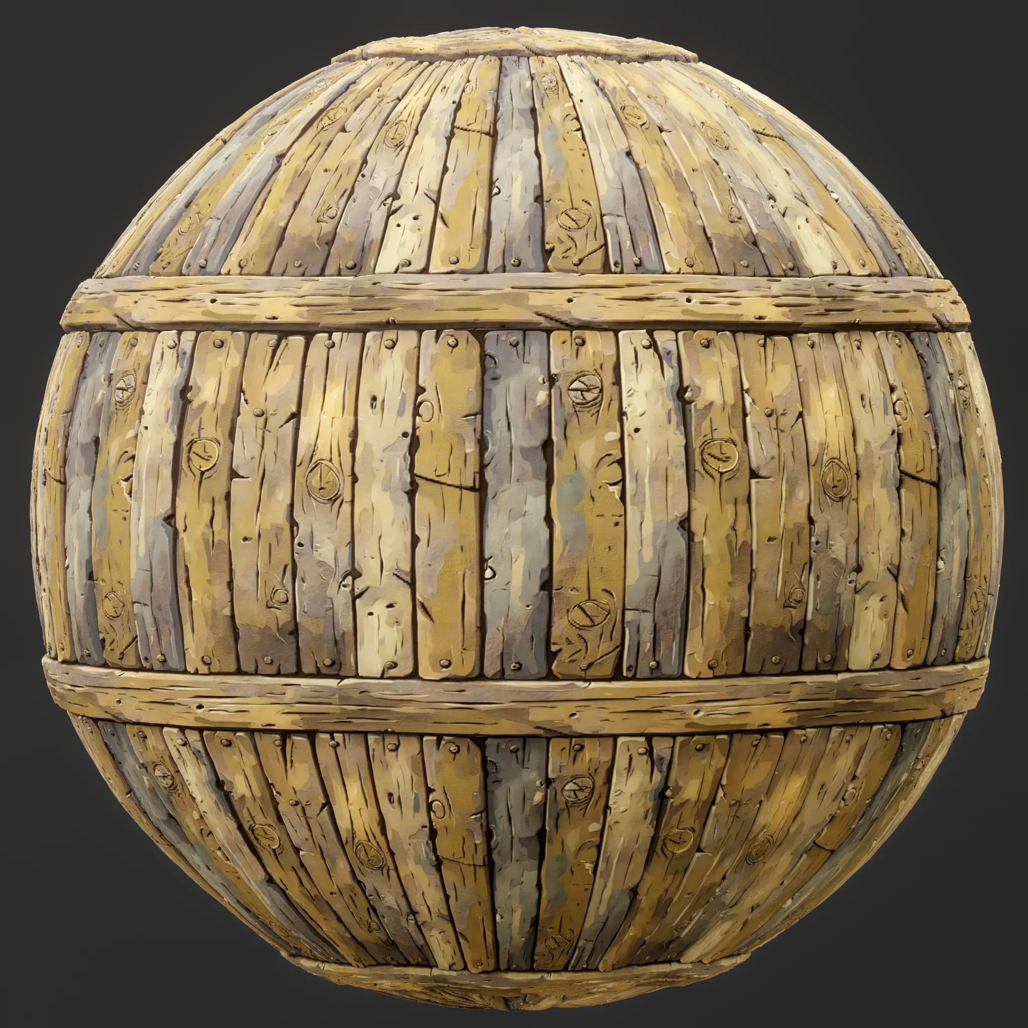 Stylized Wood Seamless Texture