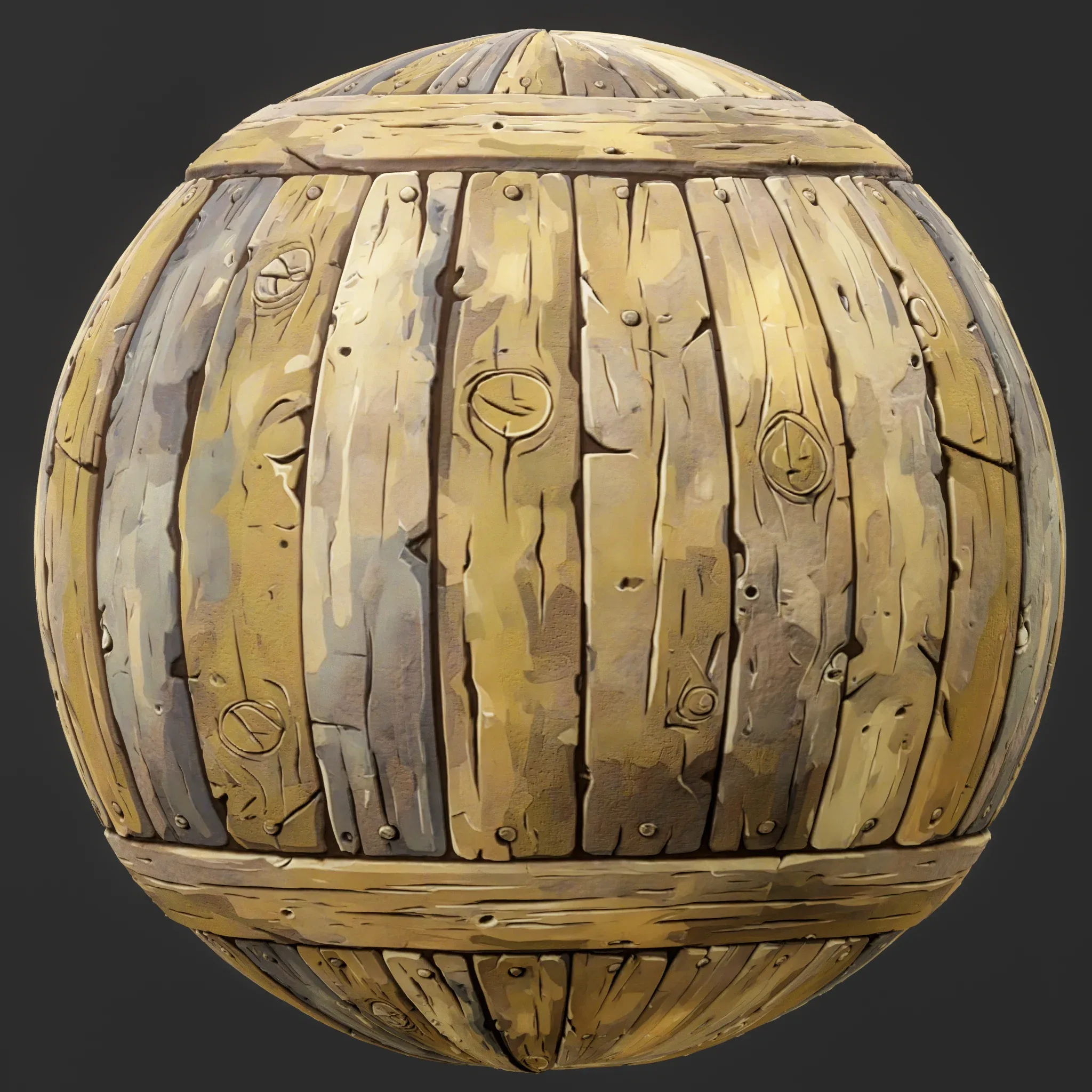 Stylized Wood Seamless Texture