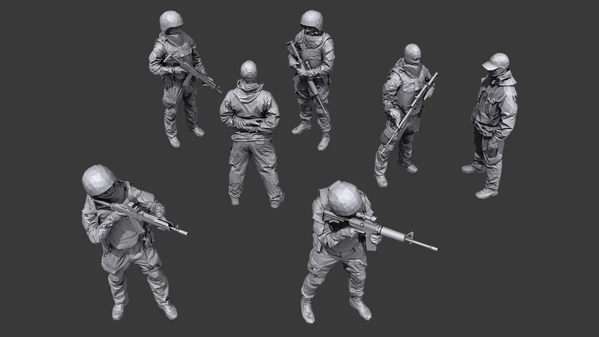 Lowpoly Special Forces Pack