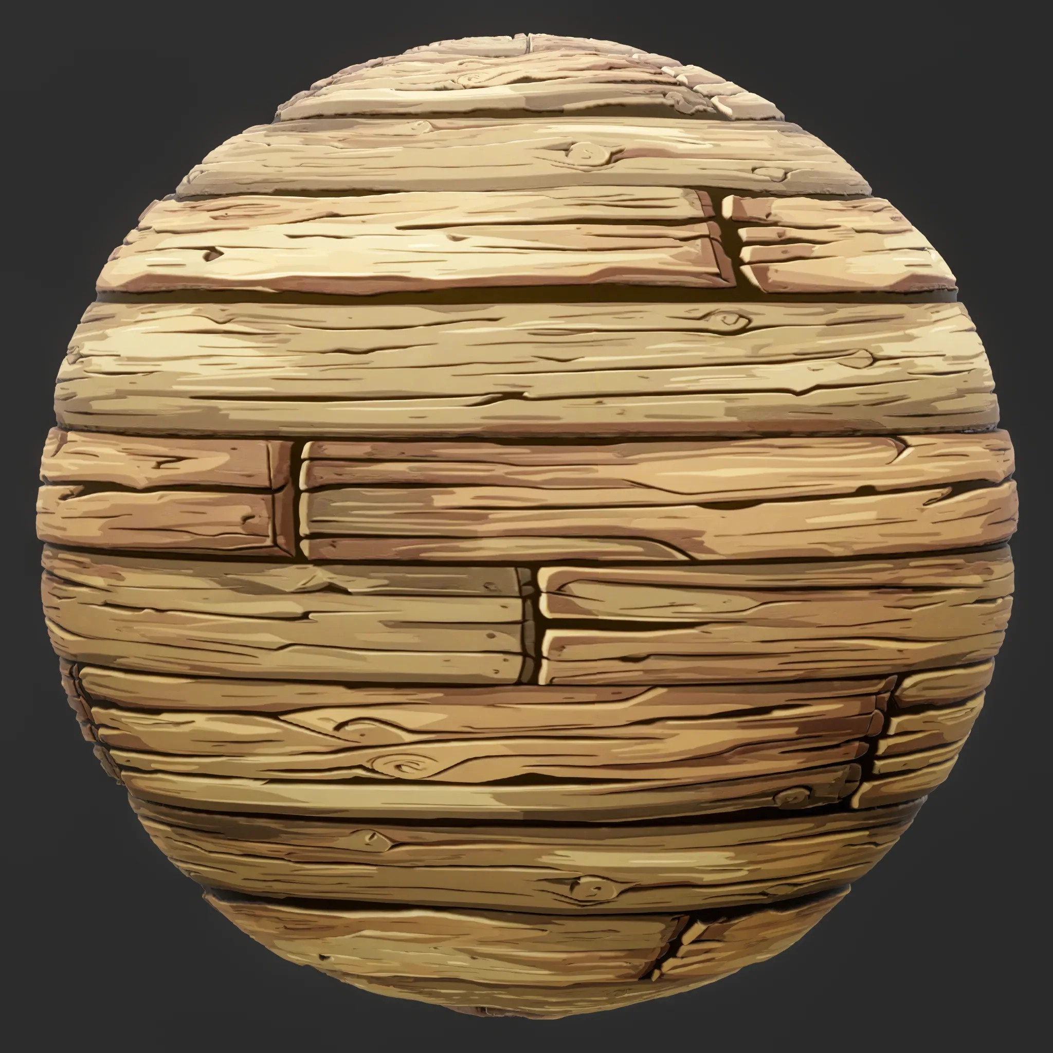 Stylized Wood Seamless Texture