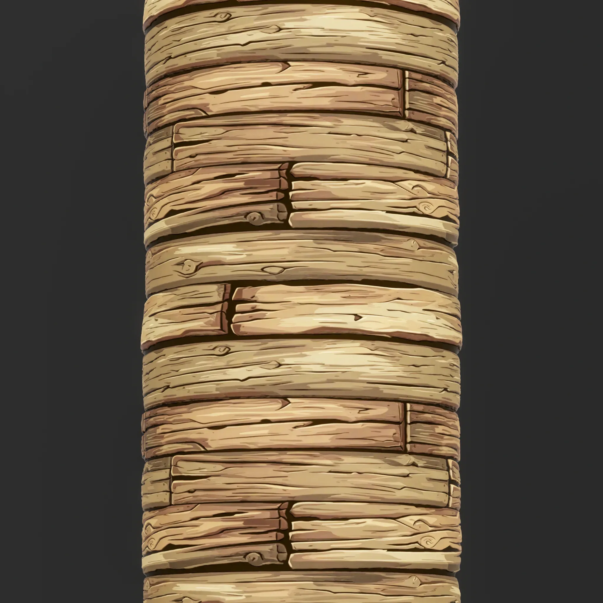 Stylized Wood Seamless Texture