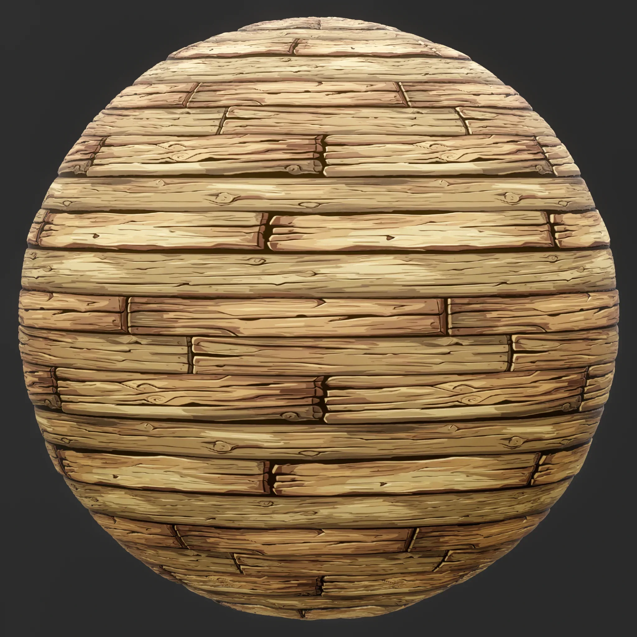 Stylized Wood Seamless Texture