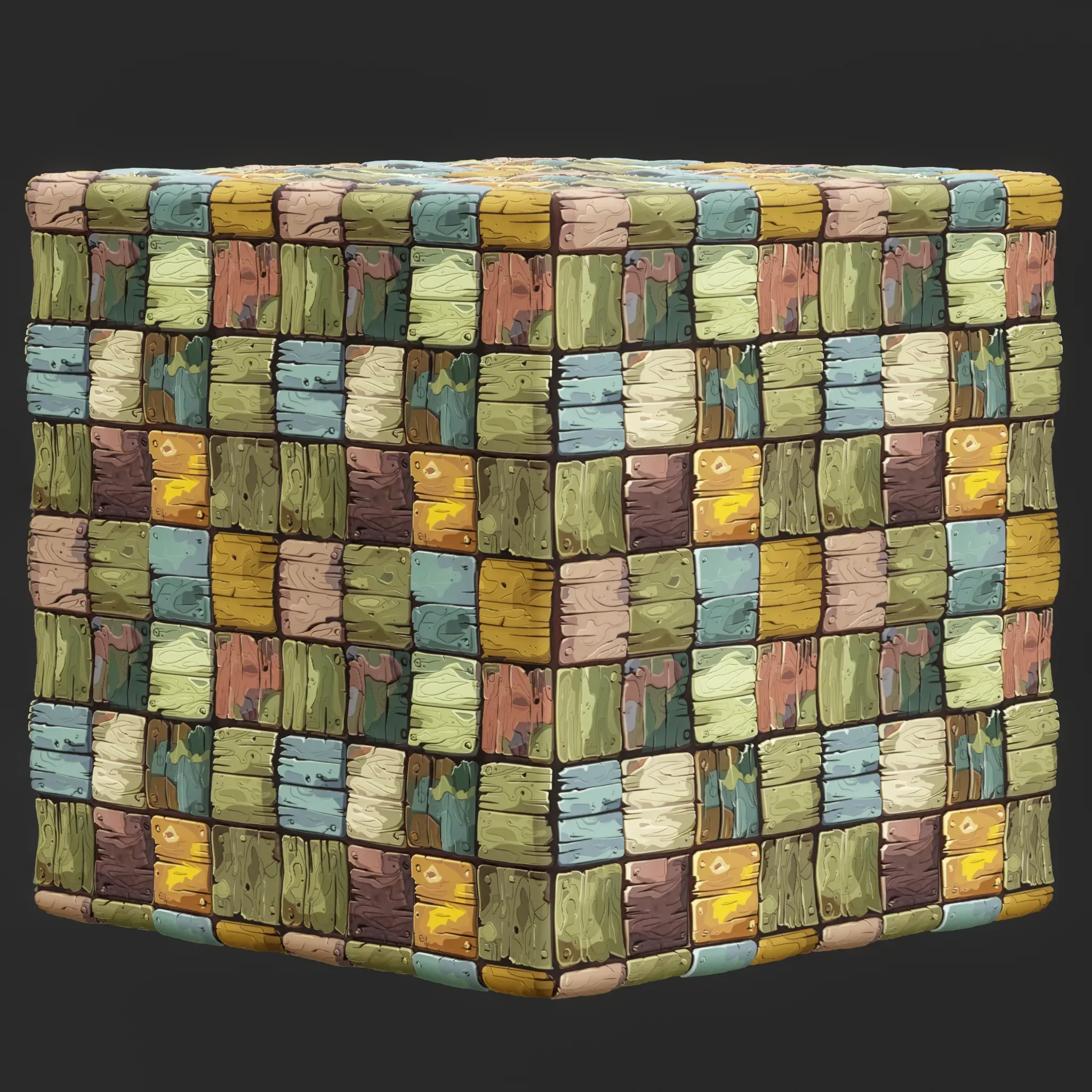 Stylized Wood Seamless Texture