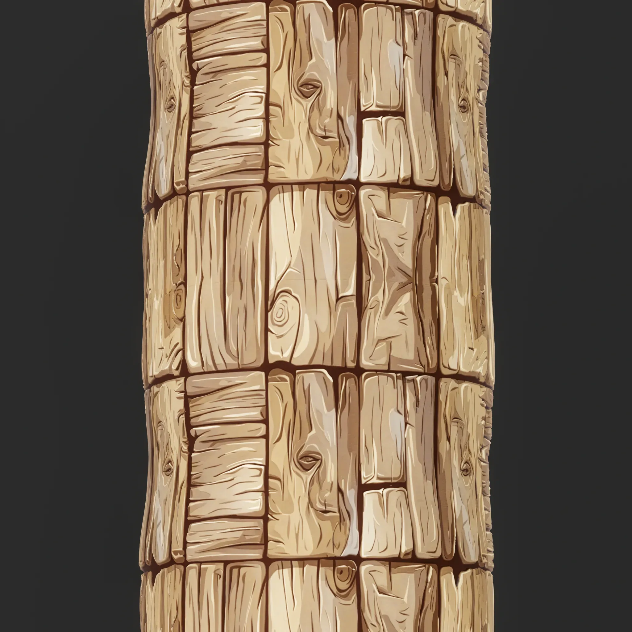 Stylized Wood Seamless Texture