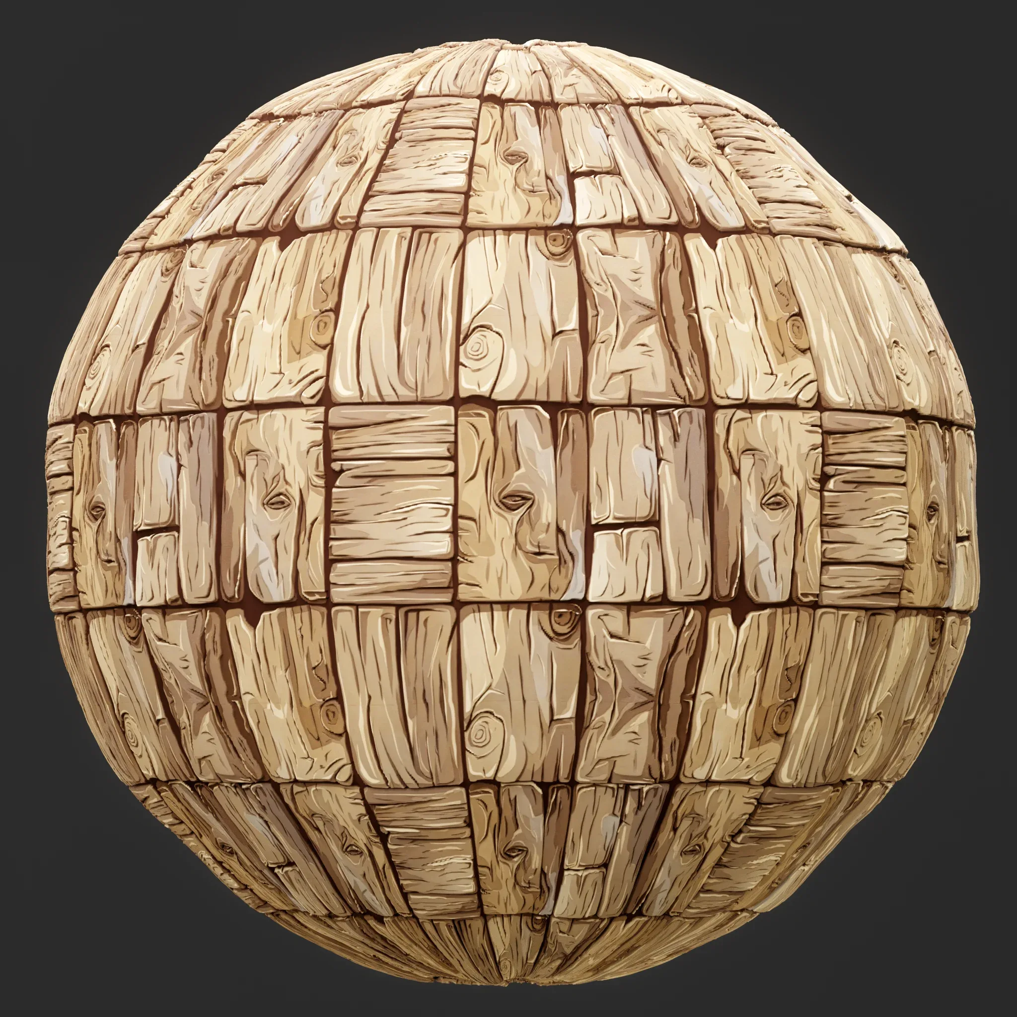 Stylized Wood Seamless Texture