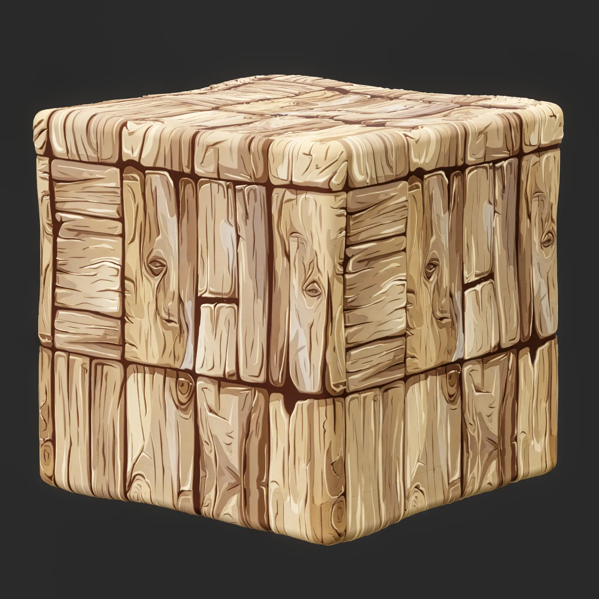 Stylized Wood Seamless Texture