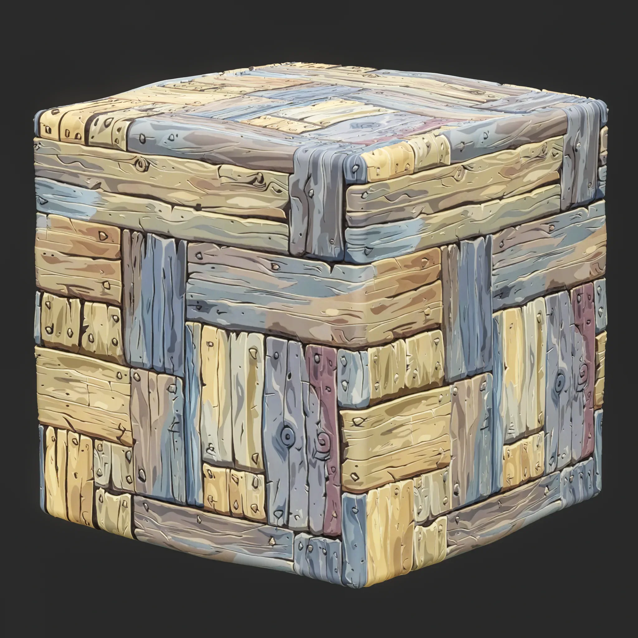 Stylized Wood Seamless Texture