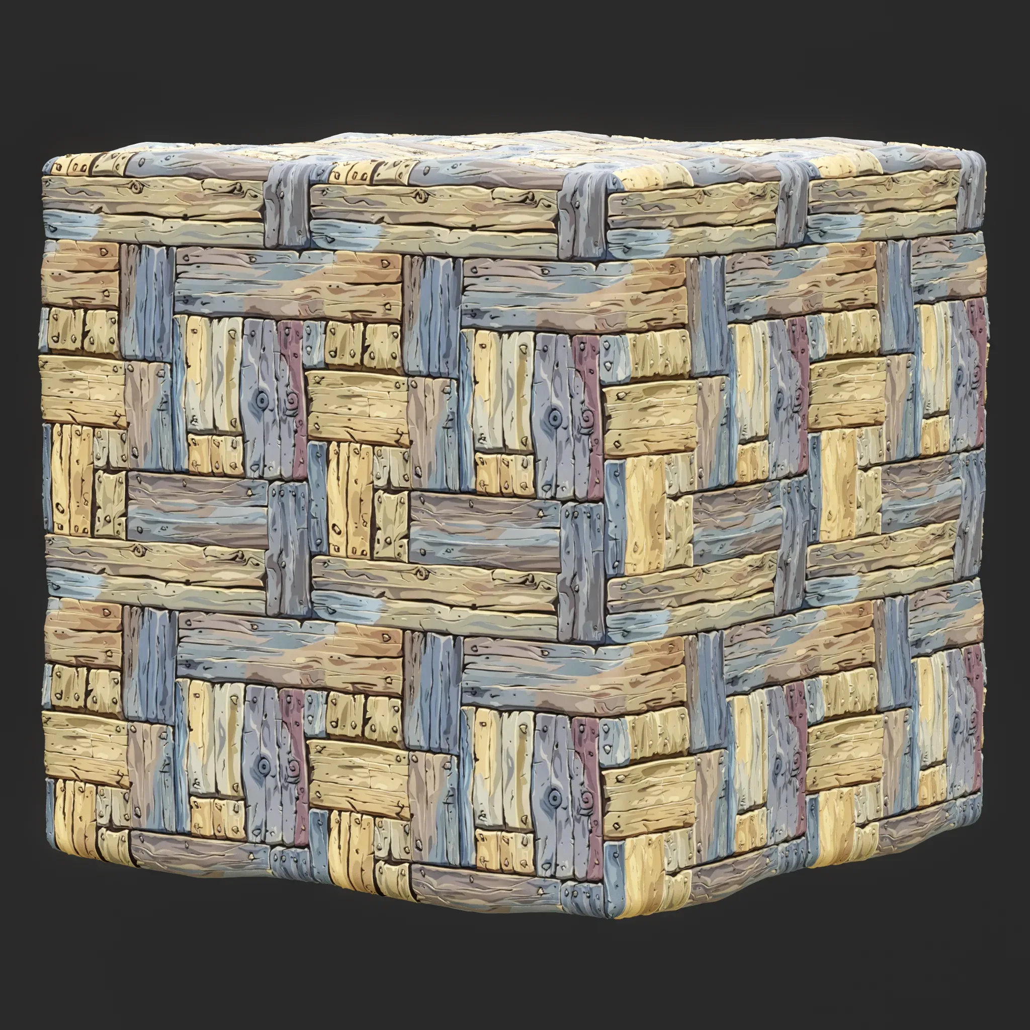 Stylized Wood Seamless Texture