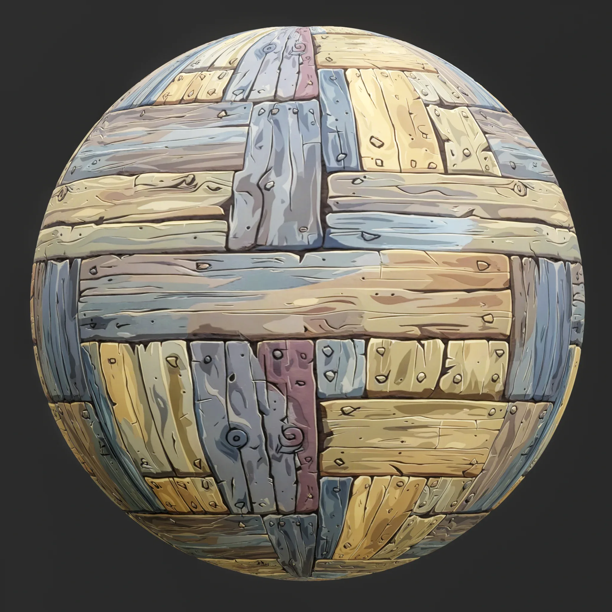 Stylized Wood Seamless Texture