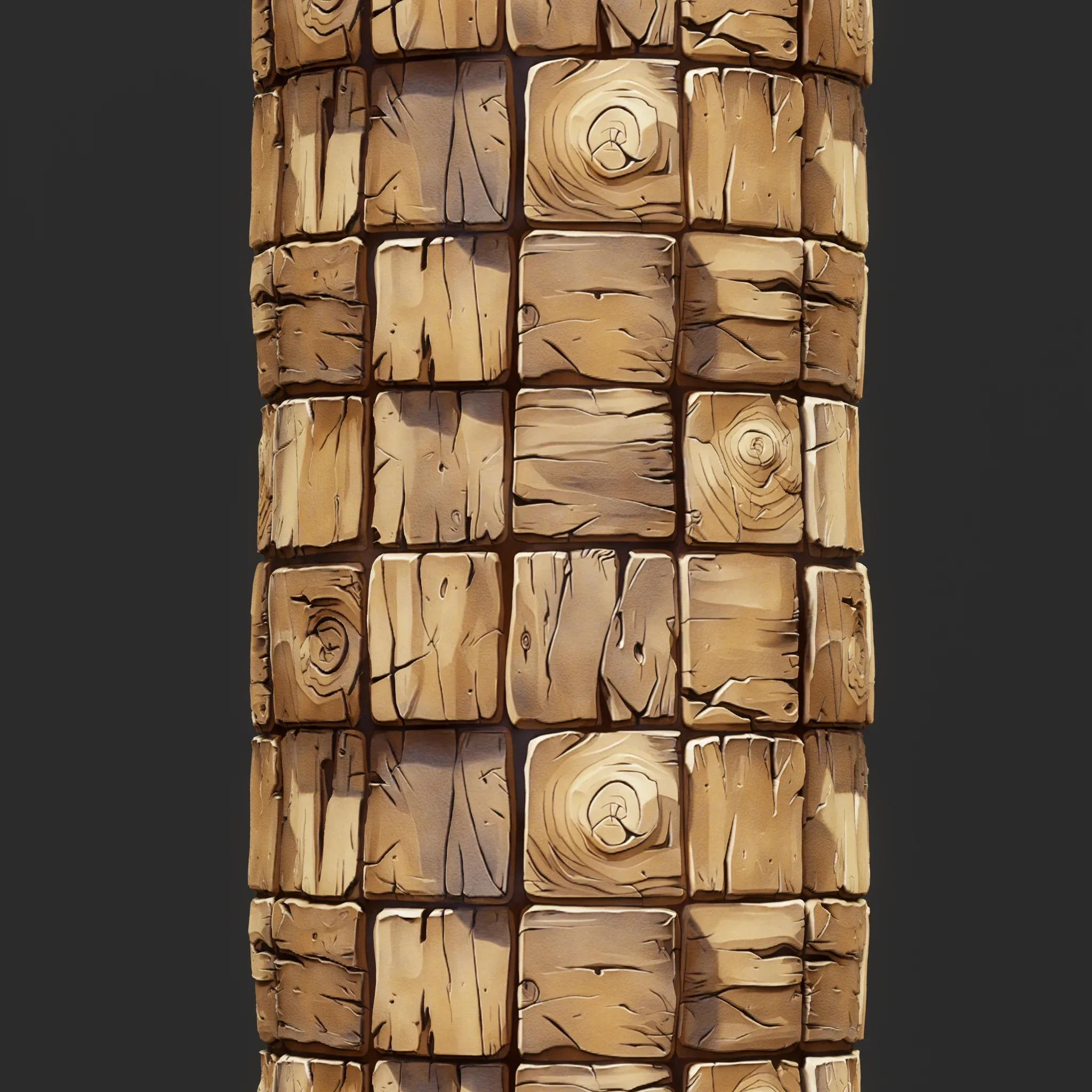 Stylized Wood Seamless Texture