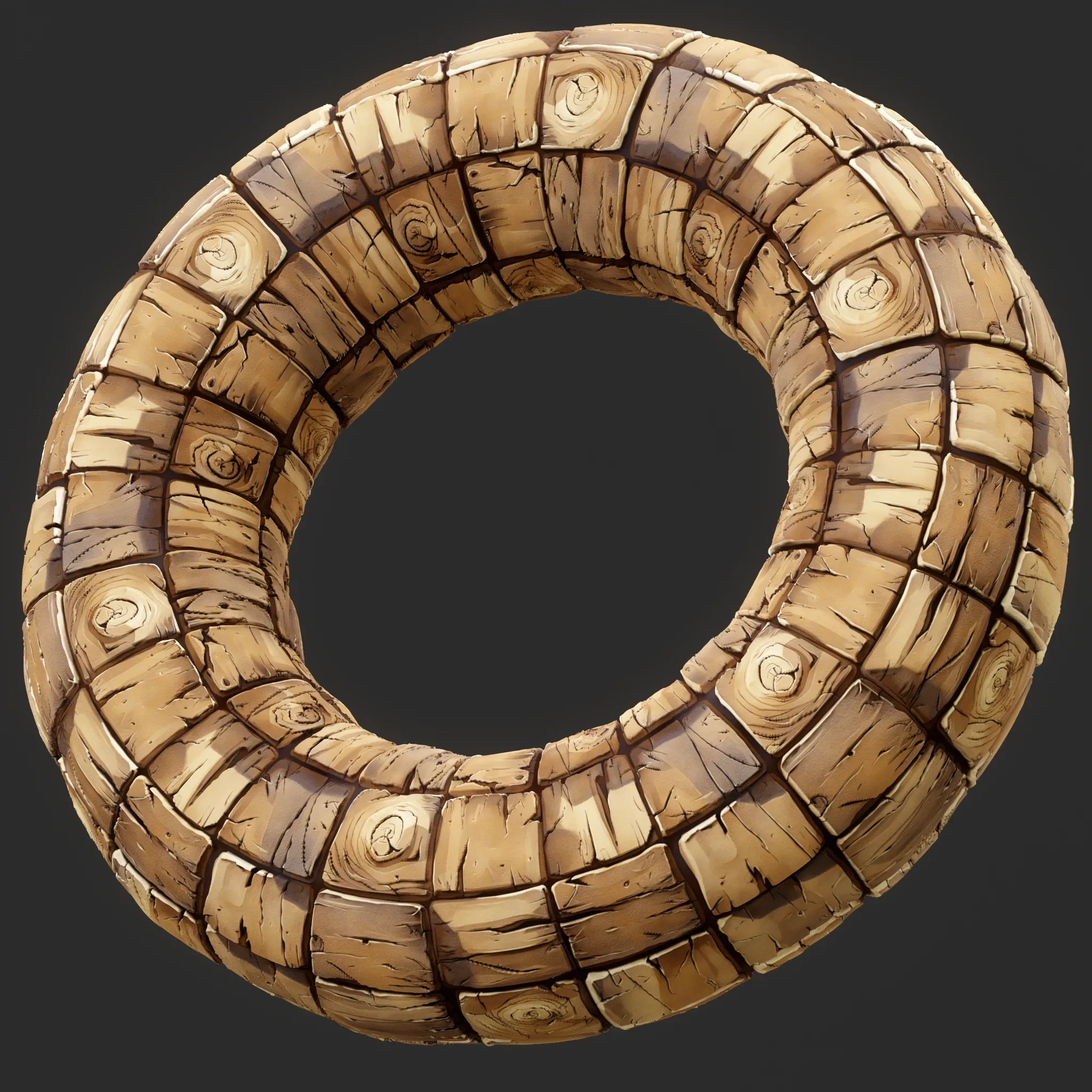 Stylized Wood Seamless Texture