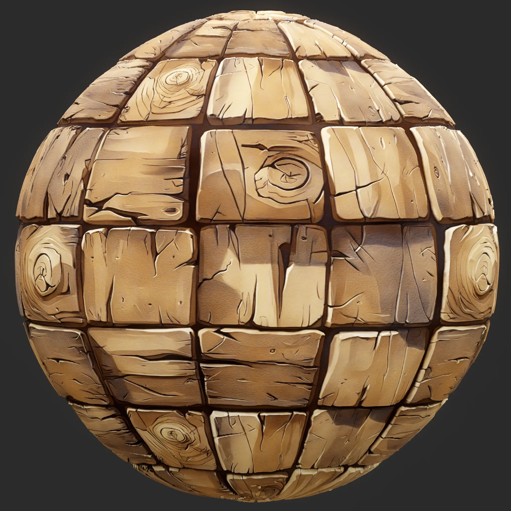 Stylized Wood Seamless Texture