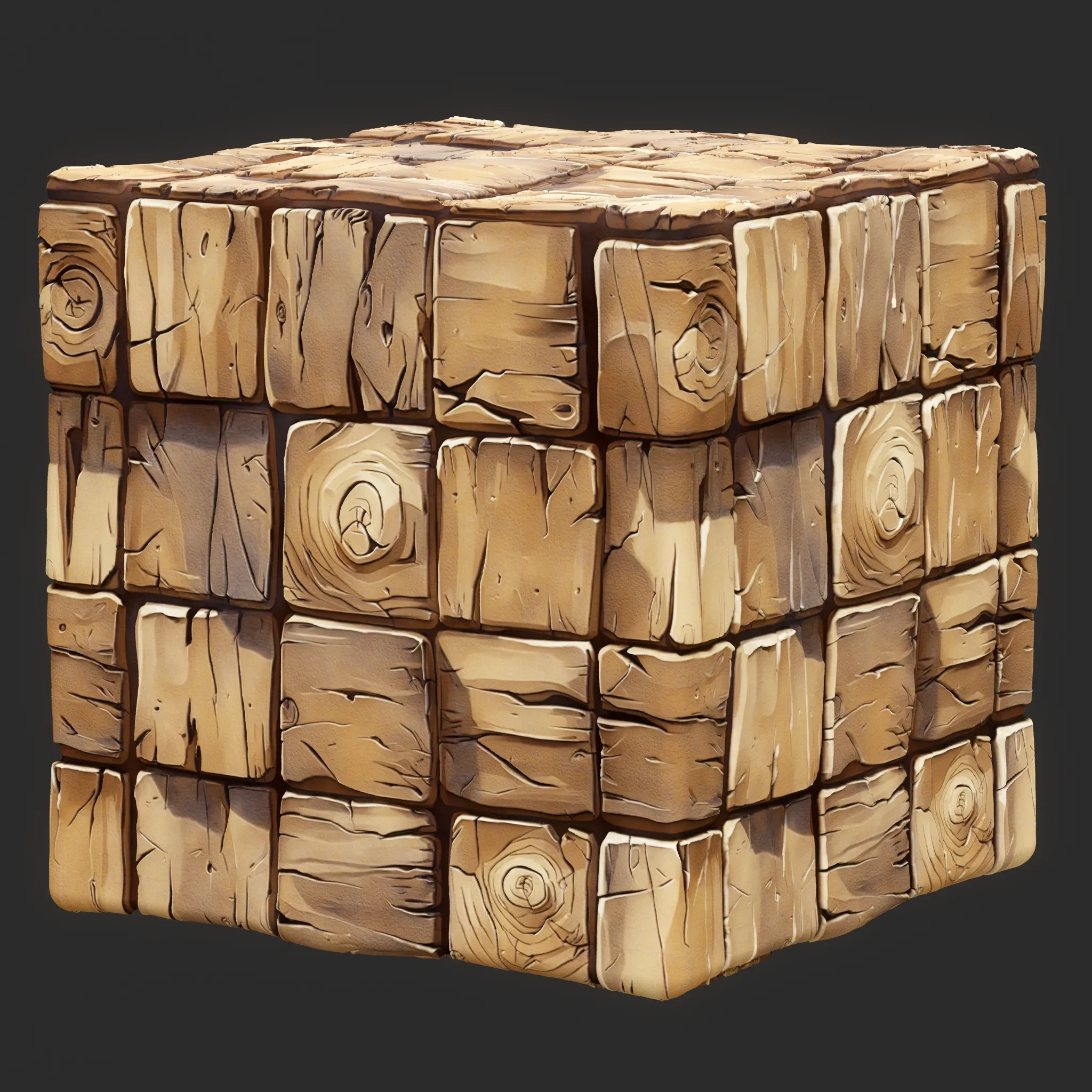 Stylized Wood Seamless Texture