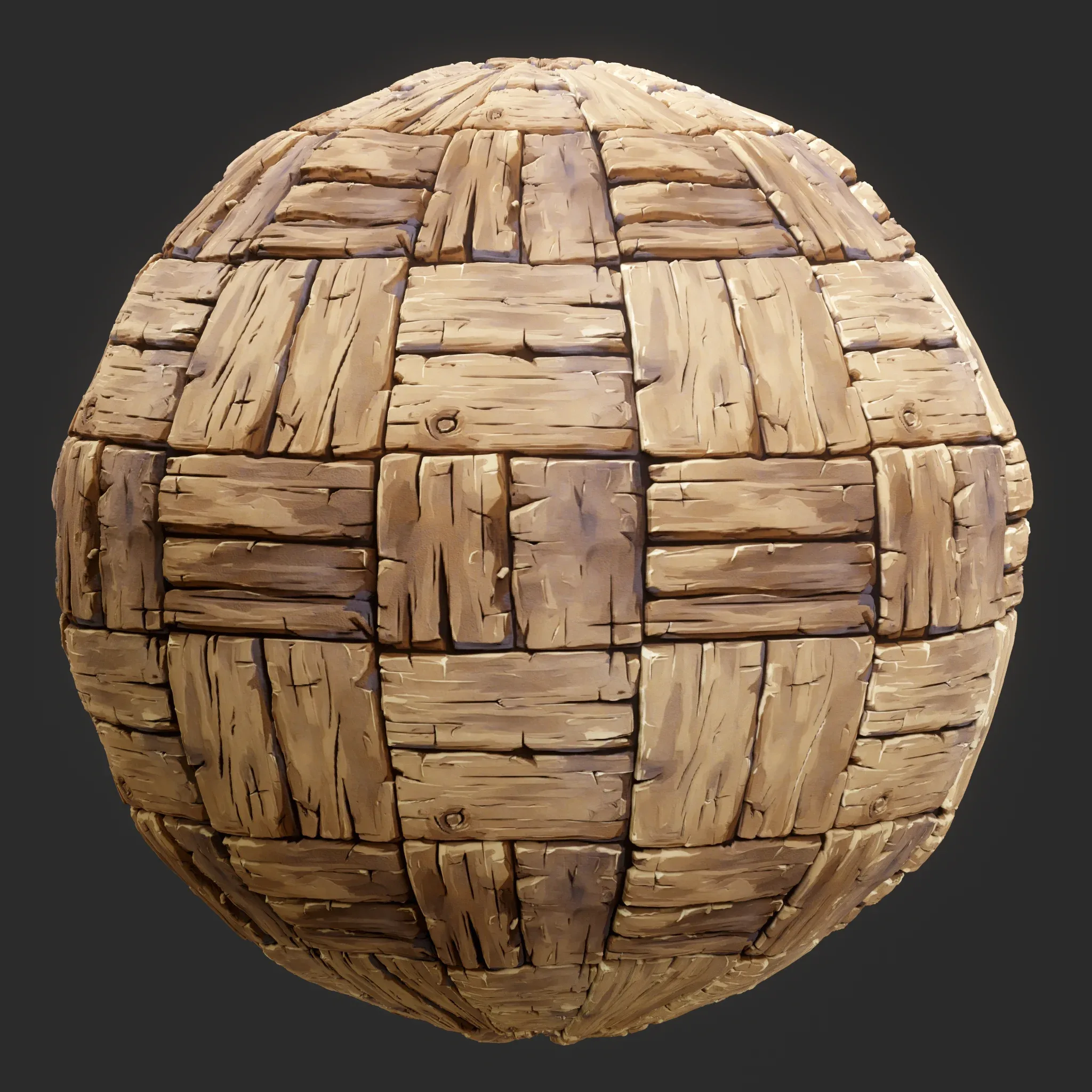 Stylized Wood Seamless Texture