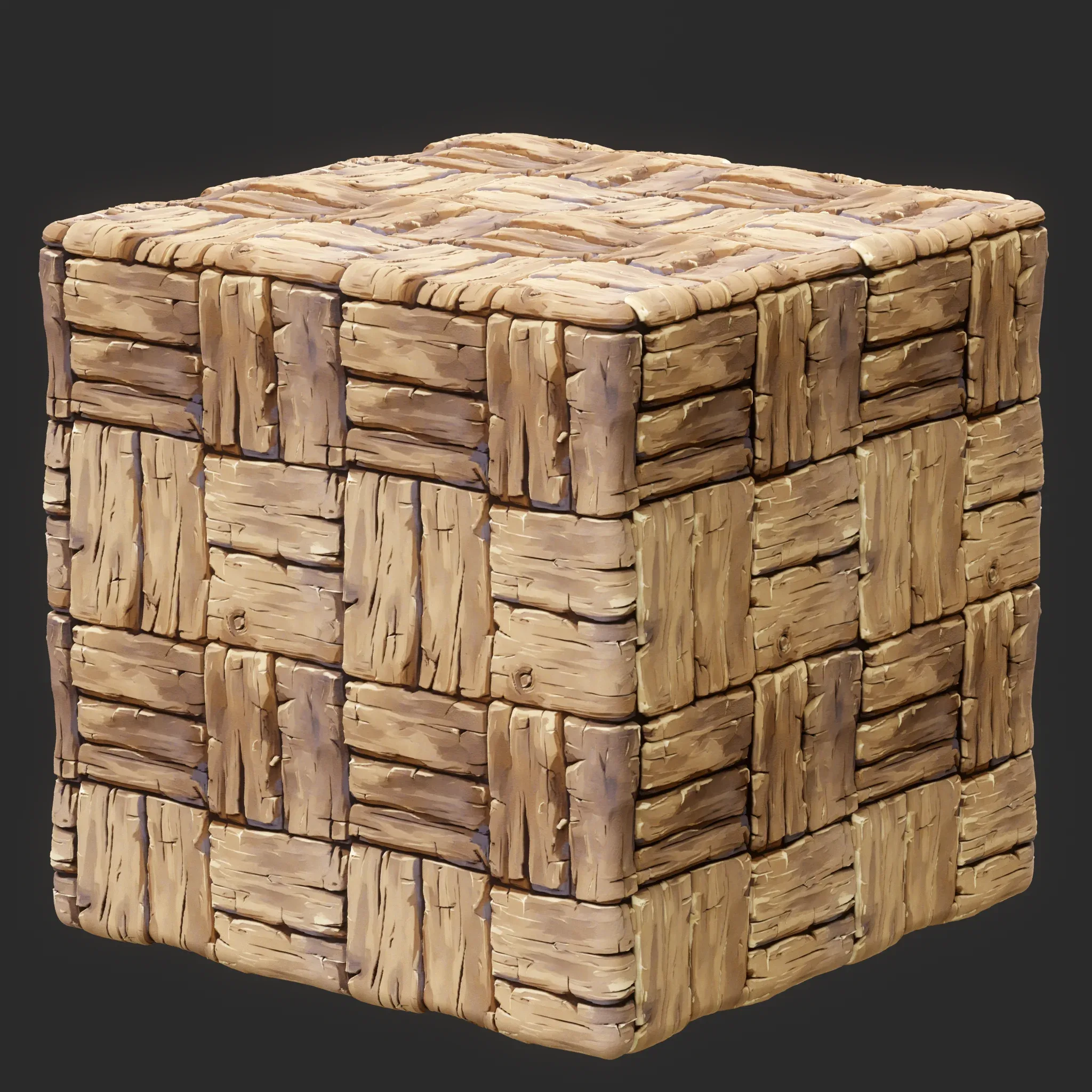 Stylized Wood Seamless Texture